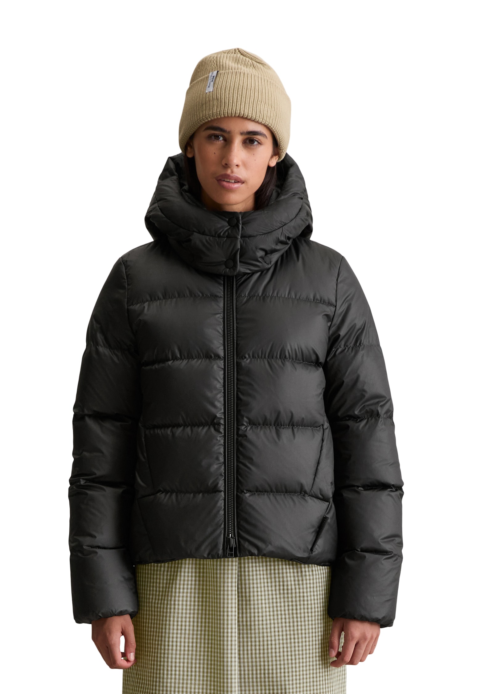 Marc OPolo DENIM Steppjacke mit Kapuze Winterjacke, regular fit, Stehkragen günstig online kaufen