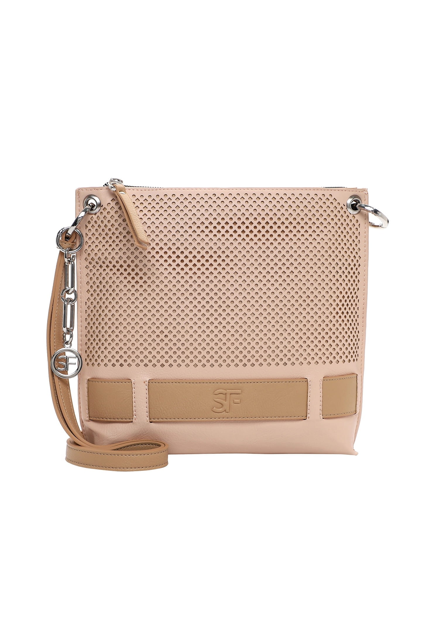 SURI FREY Damen Umhängetasche "Umhängetasche SFY Lilly", rosa, Polyurethan, Taschen