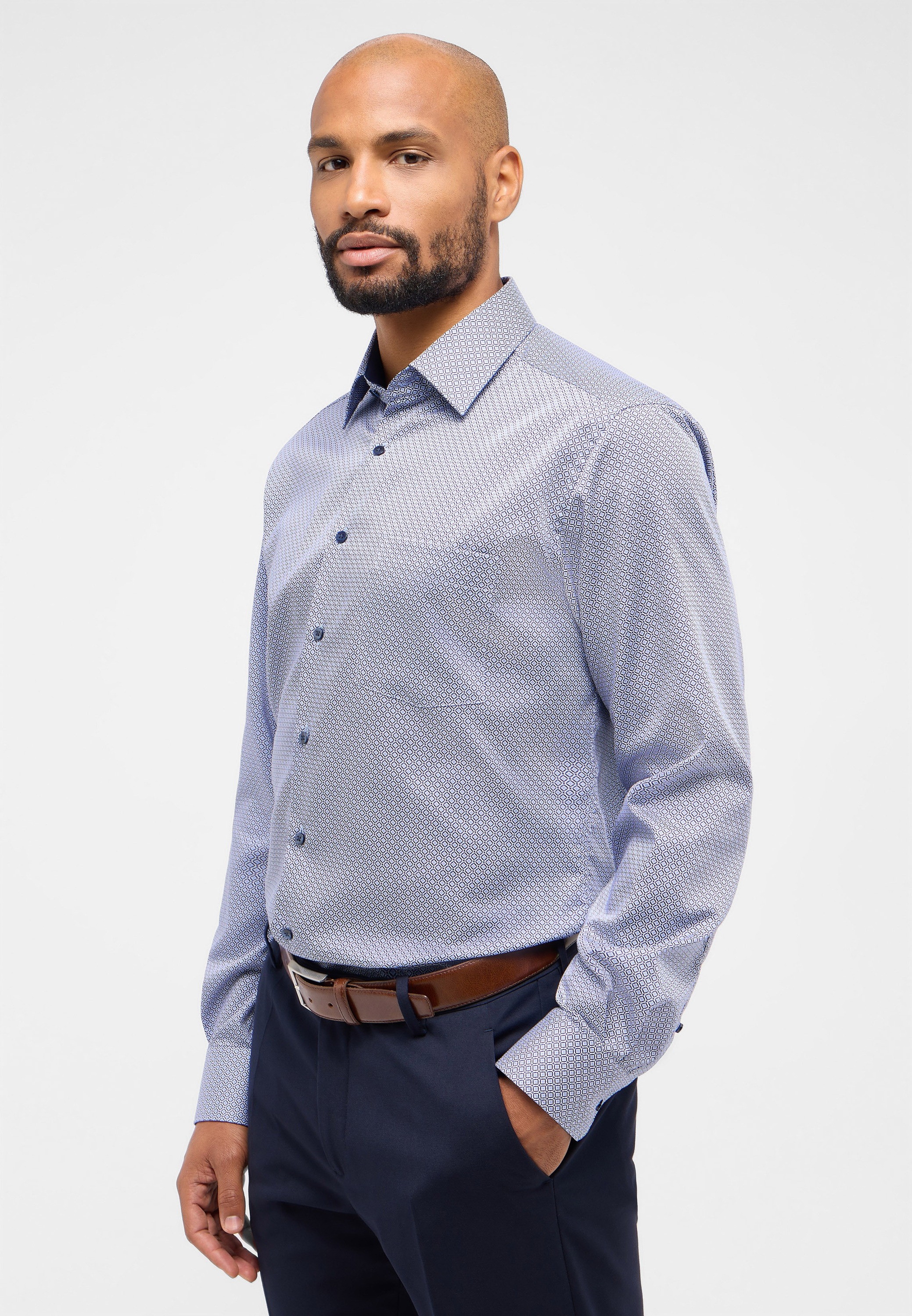 Eterna Langarmhemd "MODERN FIT", NON IRON (bügelfrei) günstig online kaufen