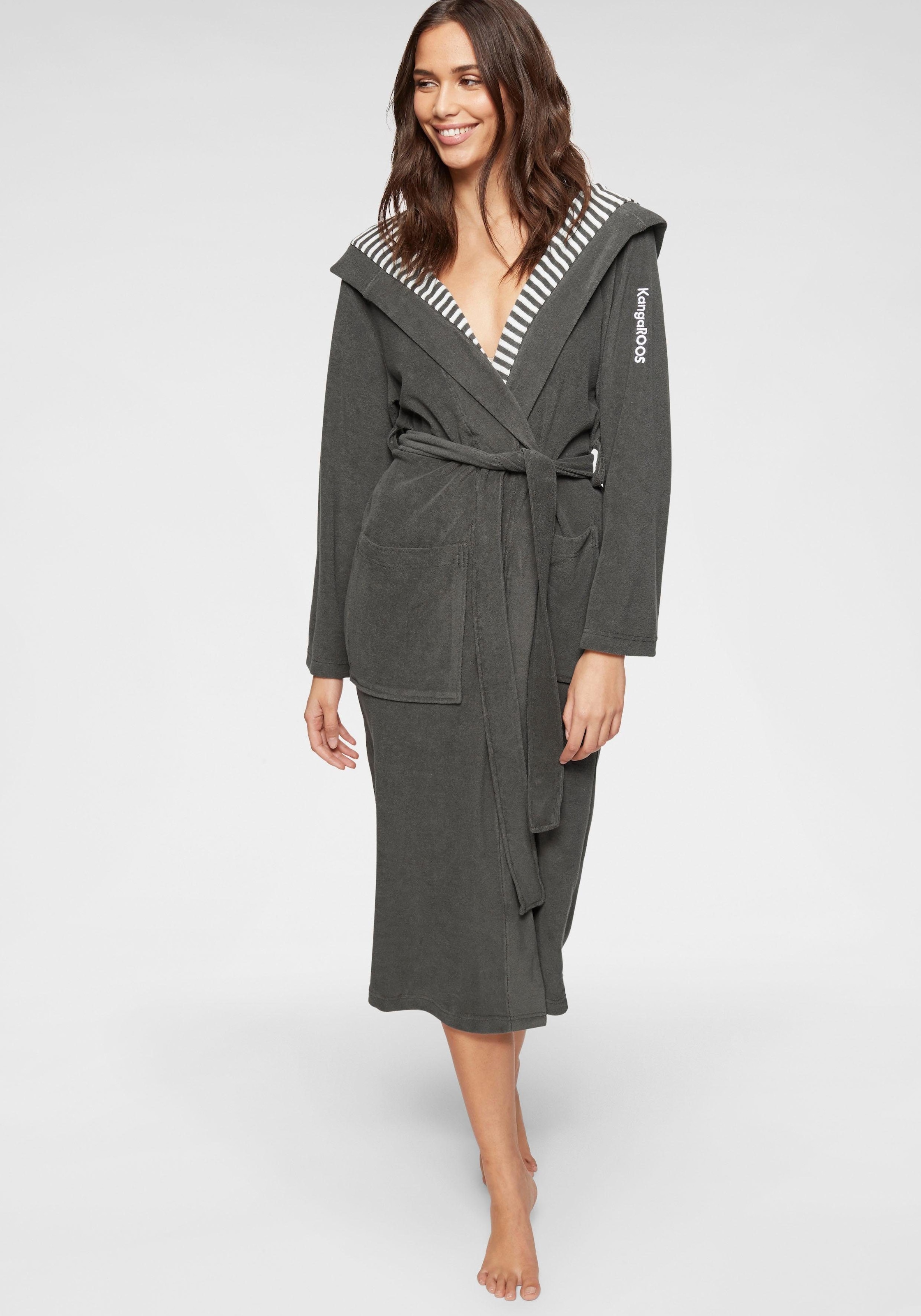 KangaROOS Damenbademantel "Dalia, ideal für Sauna & Spa, Standardlänge & Üb günstig online kaufen