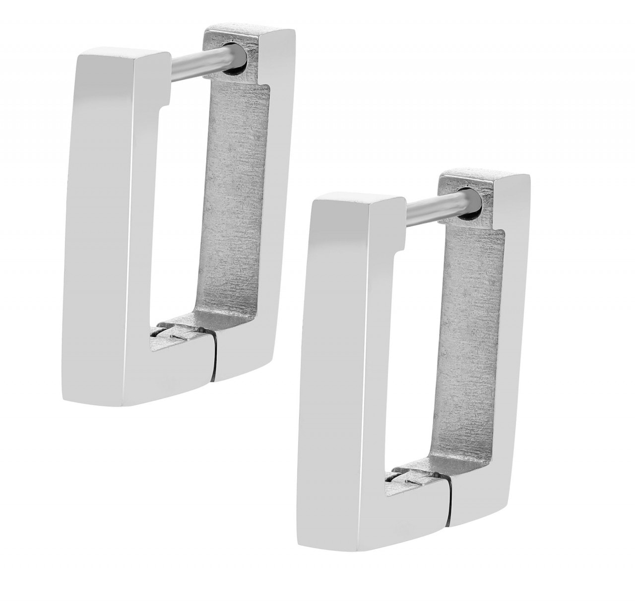 Adelia´s Paar Creolen »Damen Creolen aus poliertem Edelstahl«