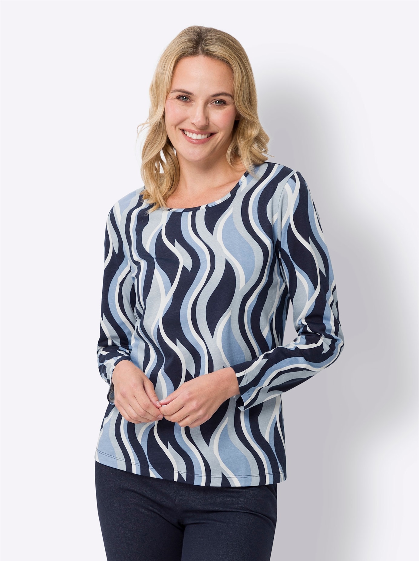 Classic Basics Langarmshirt "Rundhals-Shirt", (1 tlg.) günstig online kaufen