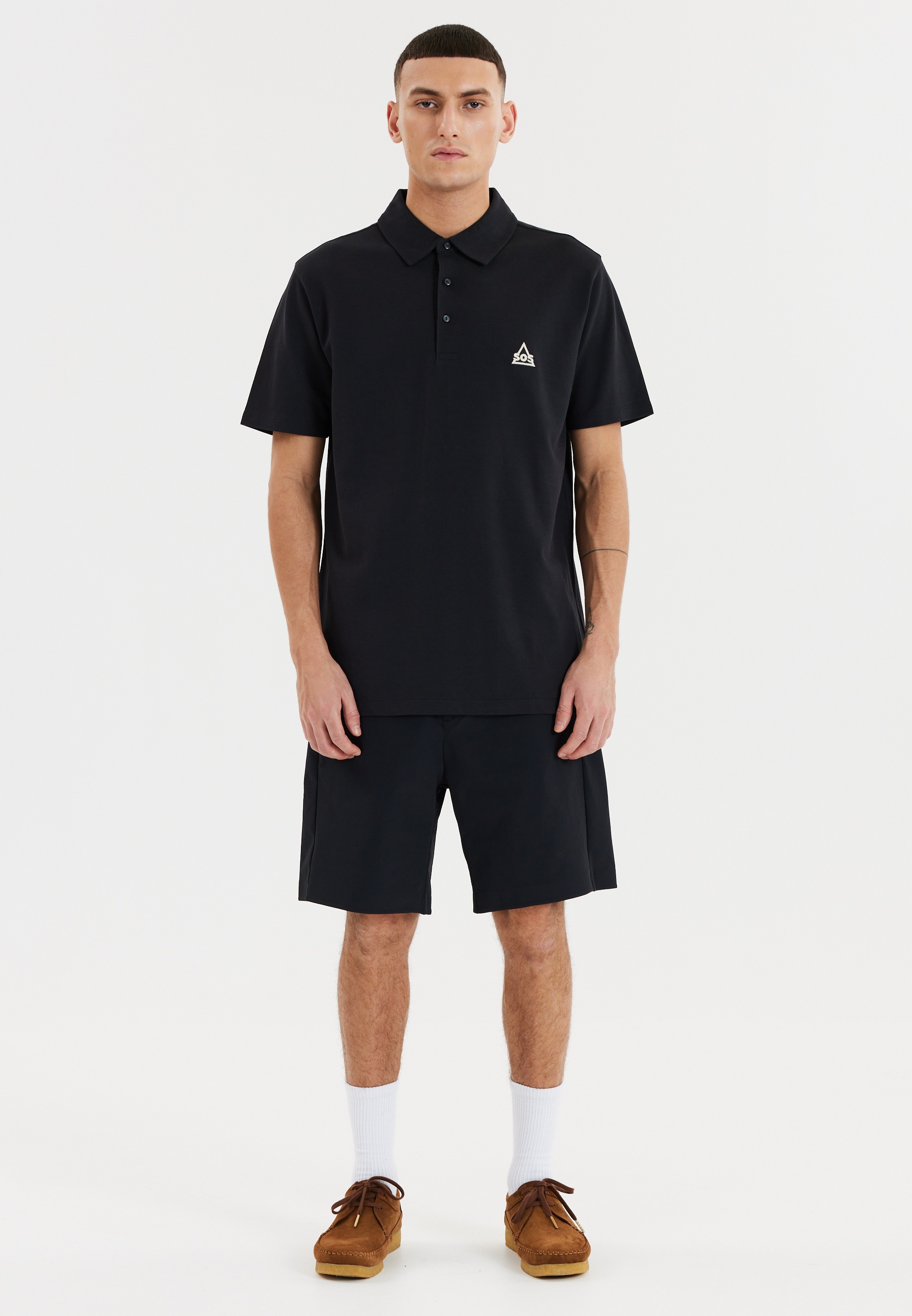 SOS Langarm-Poloshirt »Monviso«, in unwiderstehlich weicher Qualität