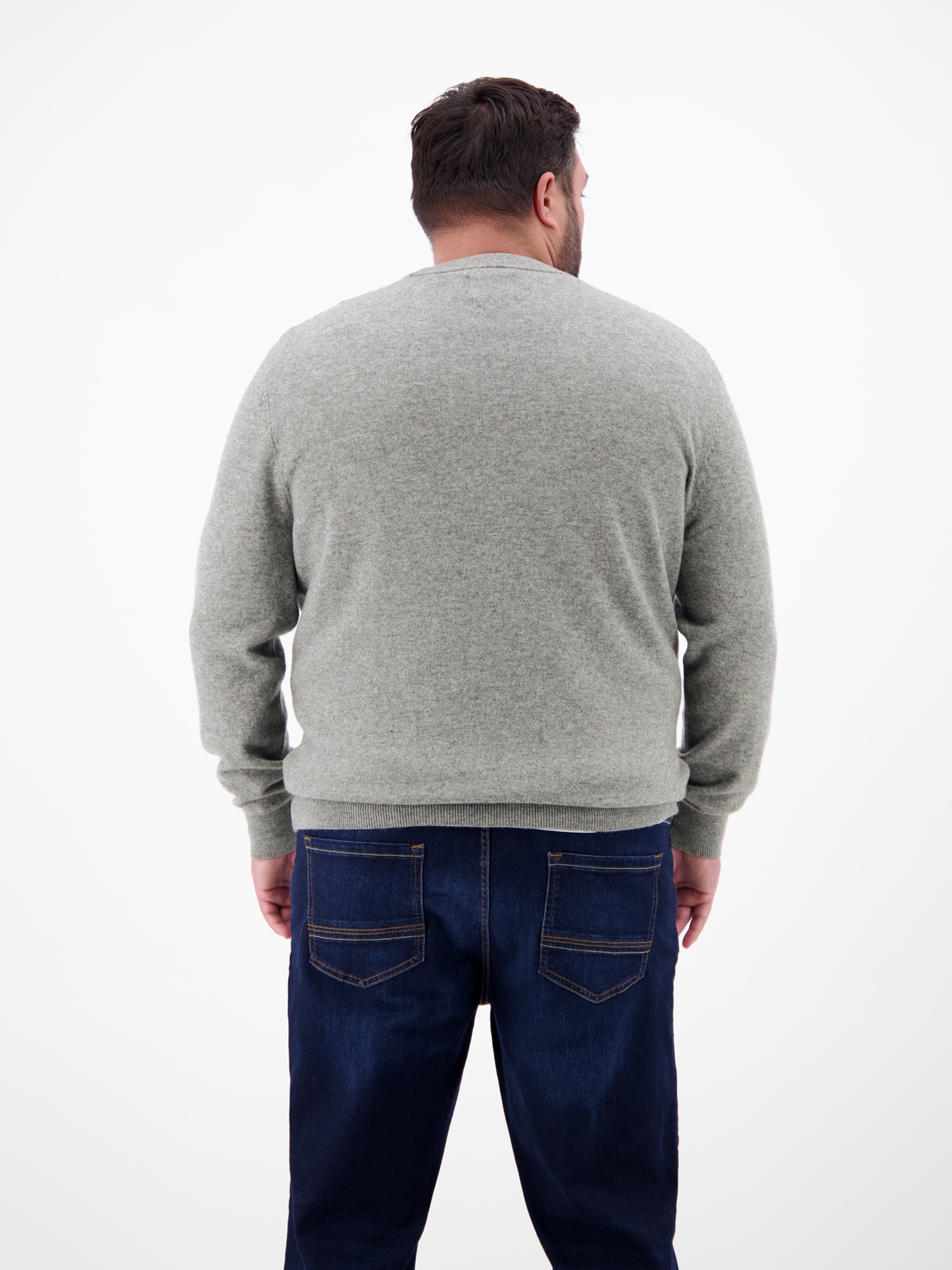 LERROS Strickpullover "LERROS Strickpullover in Großen Größen in Woll-Kasch günstig online kaufen