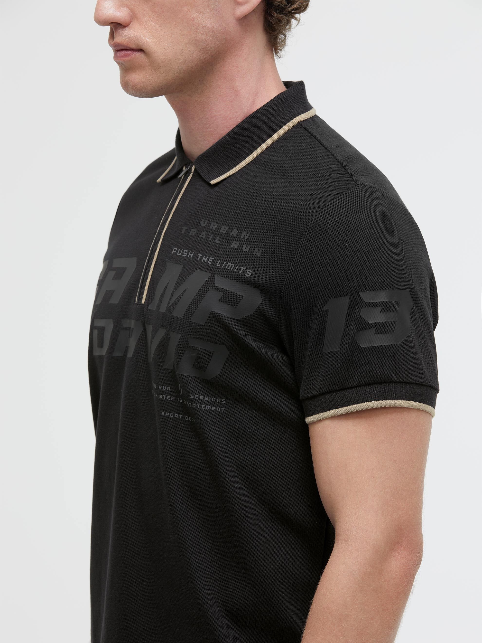 CAMP DAVID Poloshirt mit Seitenschlitze