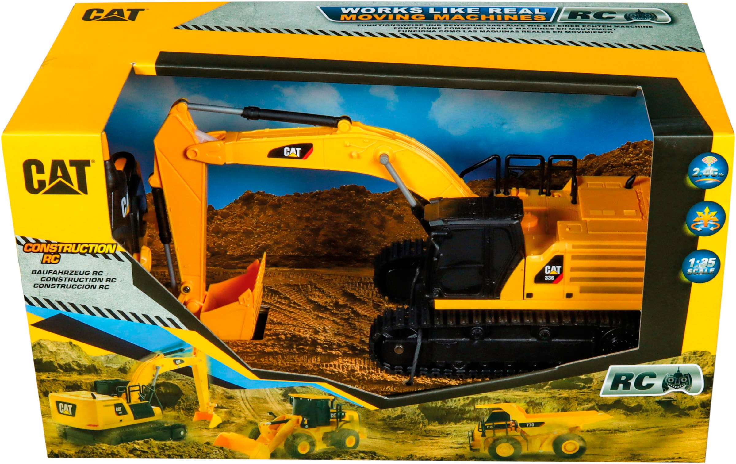 Carrera® RC-Bagger »CAT 336 Löffelbagger (B/O)«