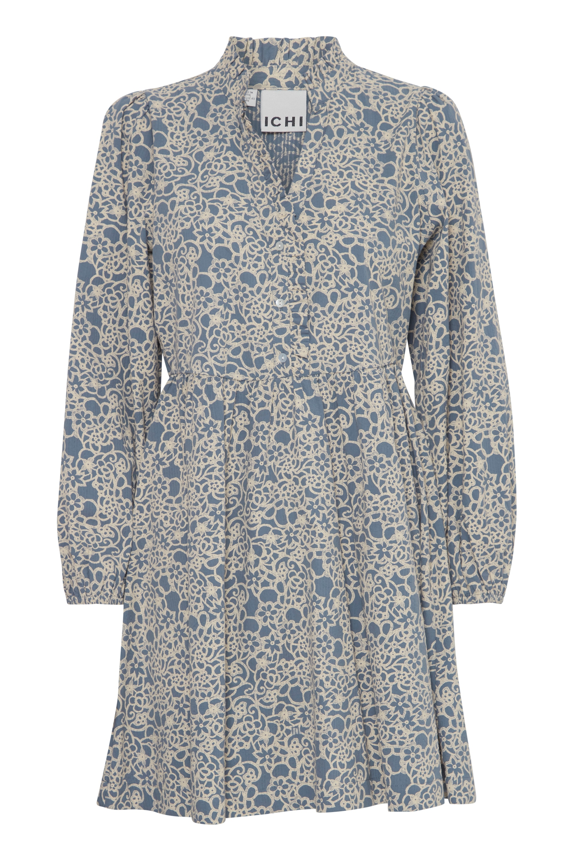Ichi Midikleid "Damen Kleid IHQWISSA"