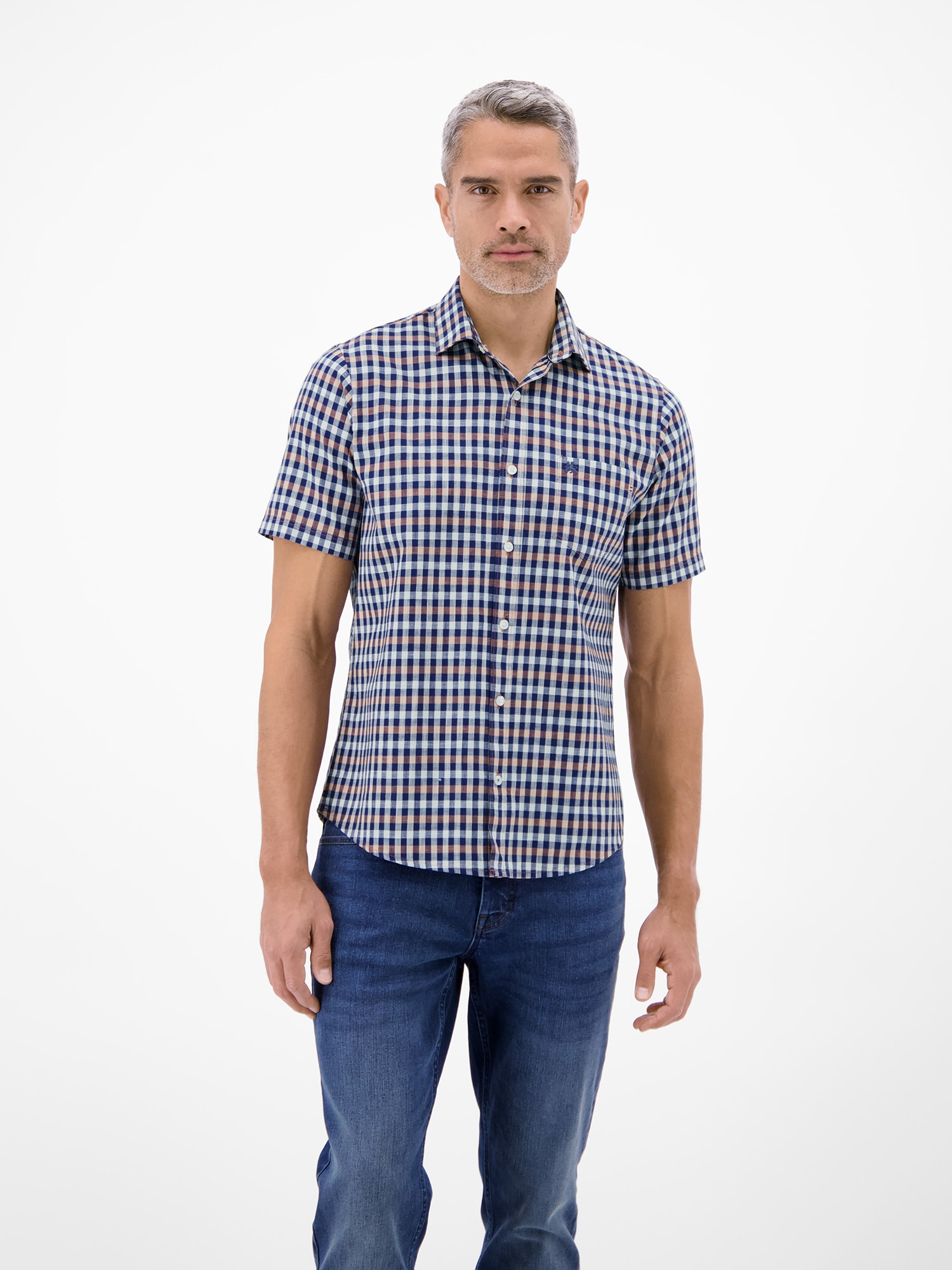 LERROS Kurzarmhemd "Sportives Halbarmhemd, kariert" günstig online kaufen