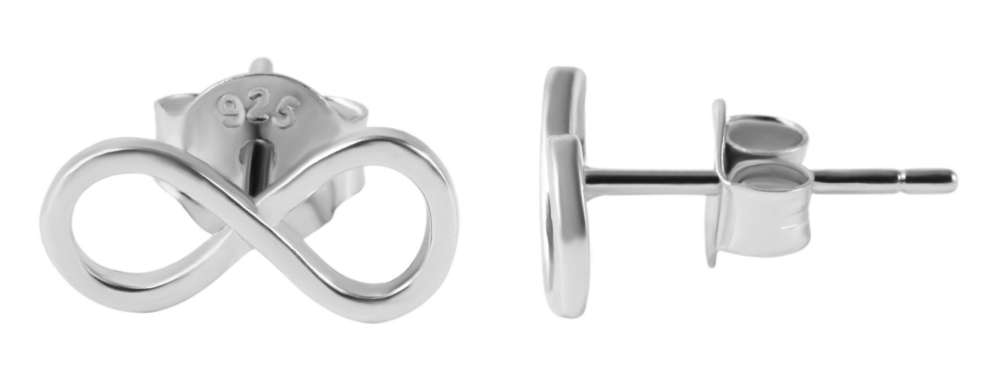Adelia´s Paar Ohrhänger "Damen Ohrringe – Ohrstecker Unendlichkeitszeichen günstig online kaufen