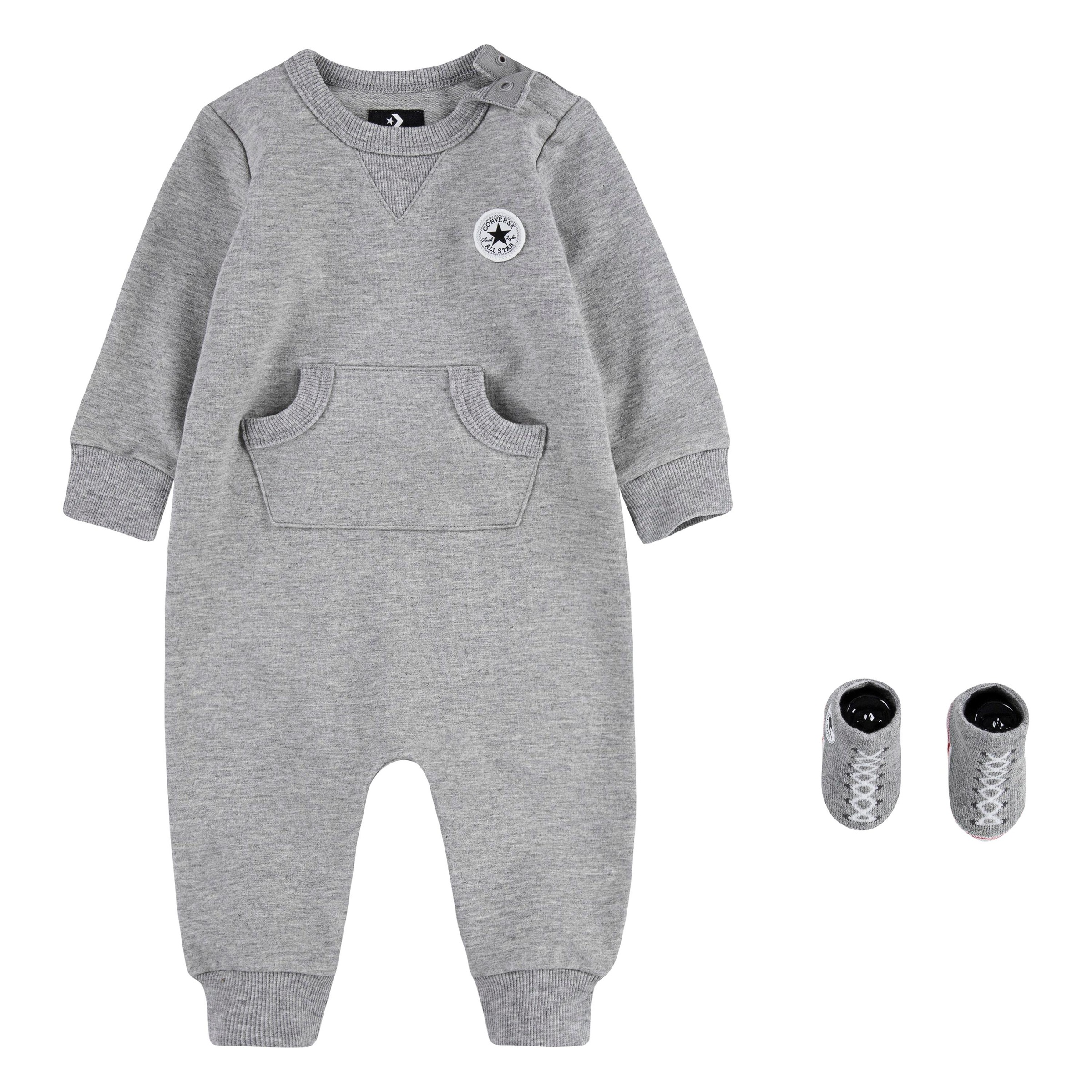 Converse Strampler »LIL CHUCK COVERALL W/ SOCK BOOTIE S«, (Set, 2 tlg.)