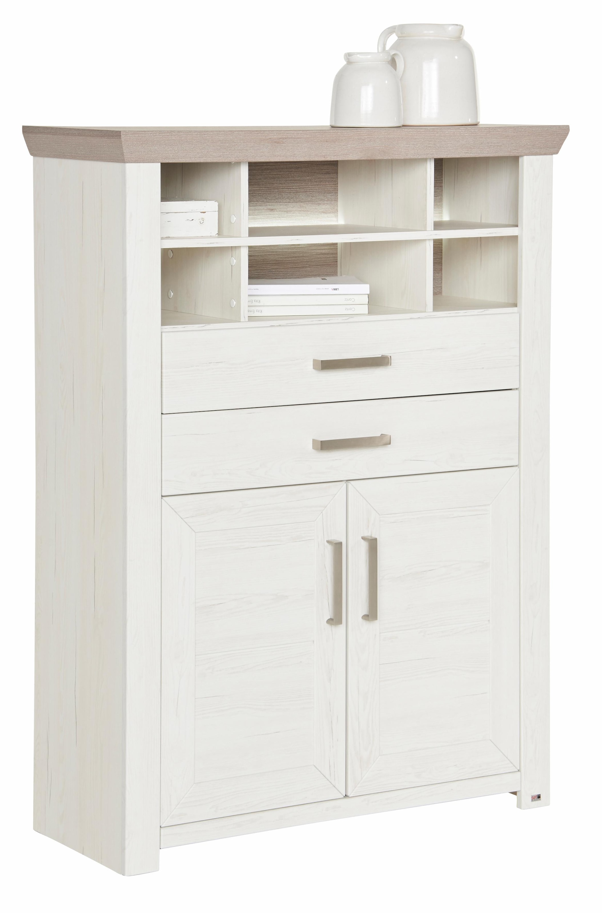 set one by Musterring Highboard »york«, Typ 16, Breite 105 cm