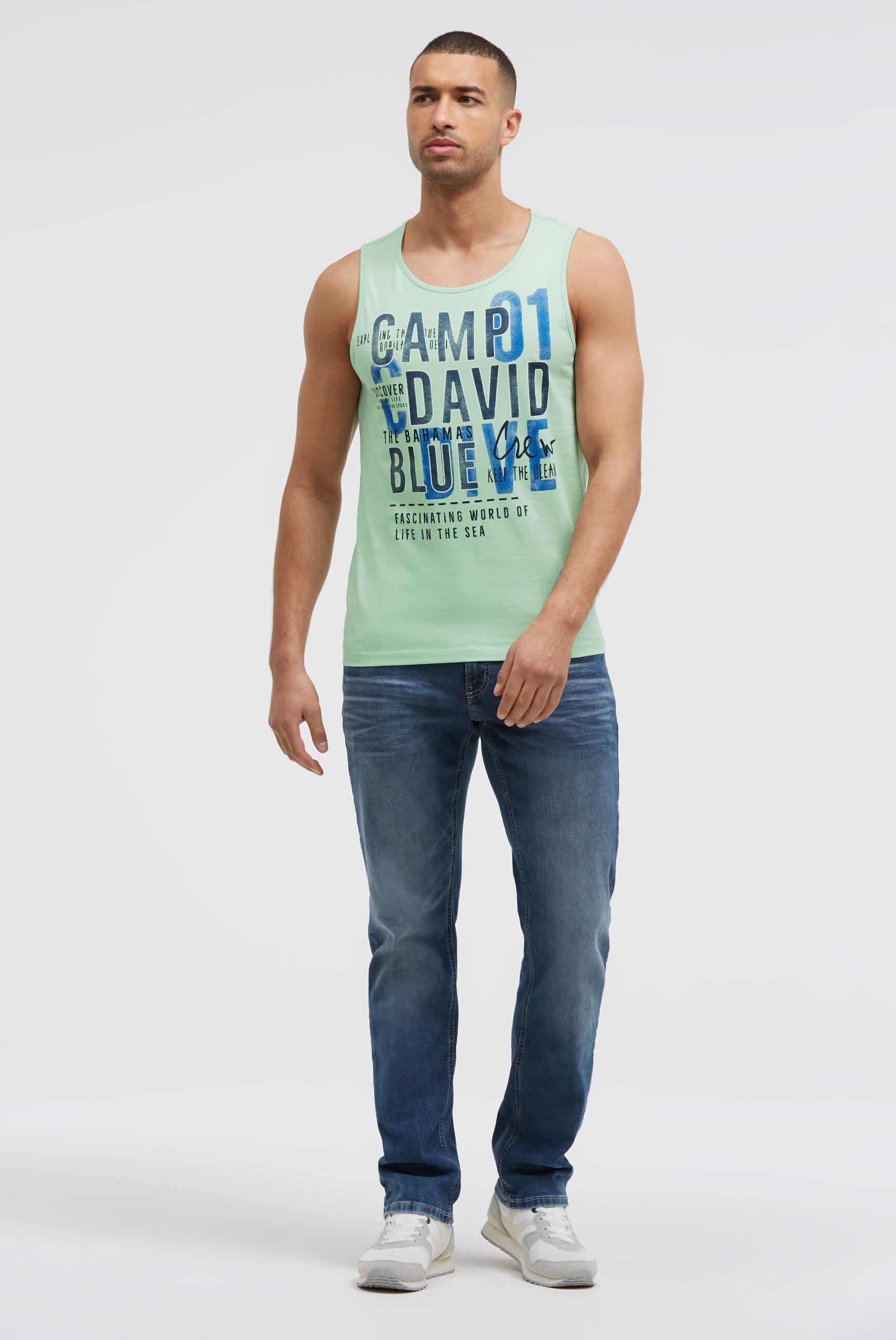 CAMP DAVID Tanktop aus Baumwolle