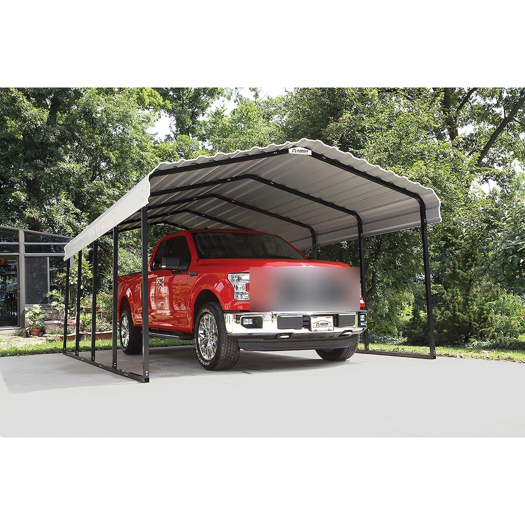 ShelterLogic Einzelcarport »Neapel«, Stahl, 360 cm, schwarz-weiß