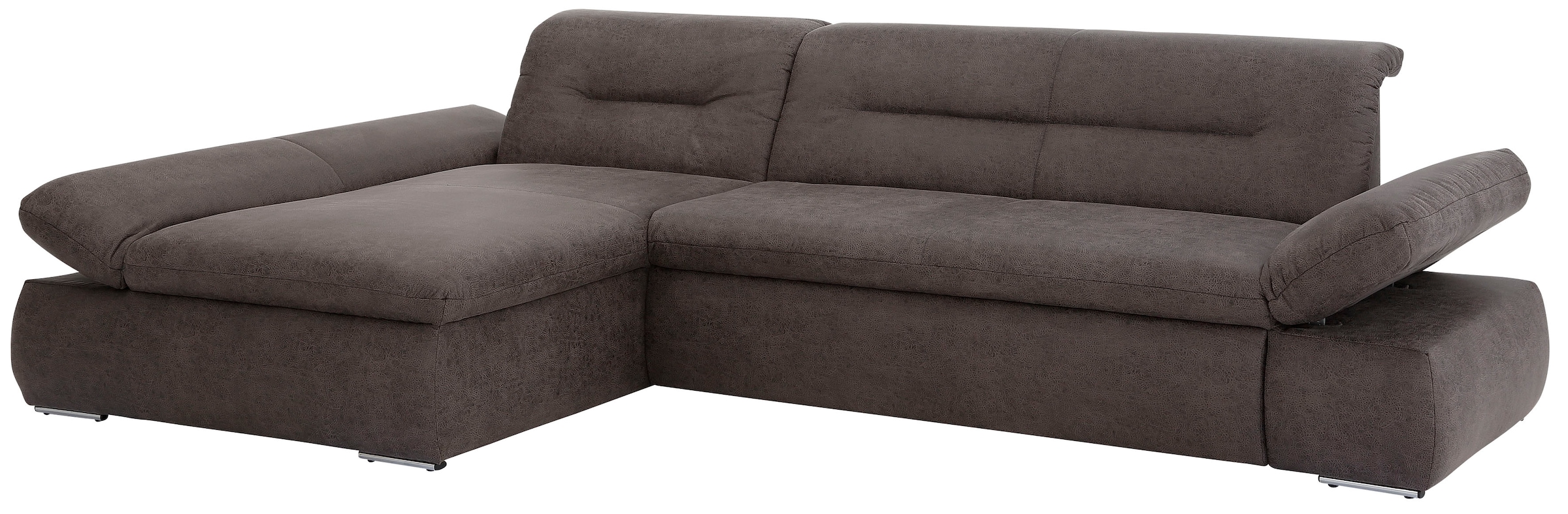 INOSIGN Ecksofa »Avesa L-Form«, Wahlweise mit Armteilvertsellung und Bettfunktion, B/T/H: 300/172/80cm
