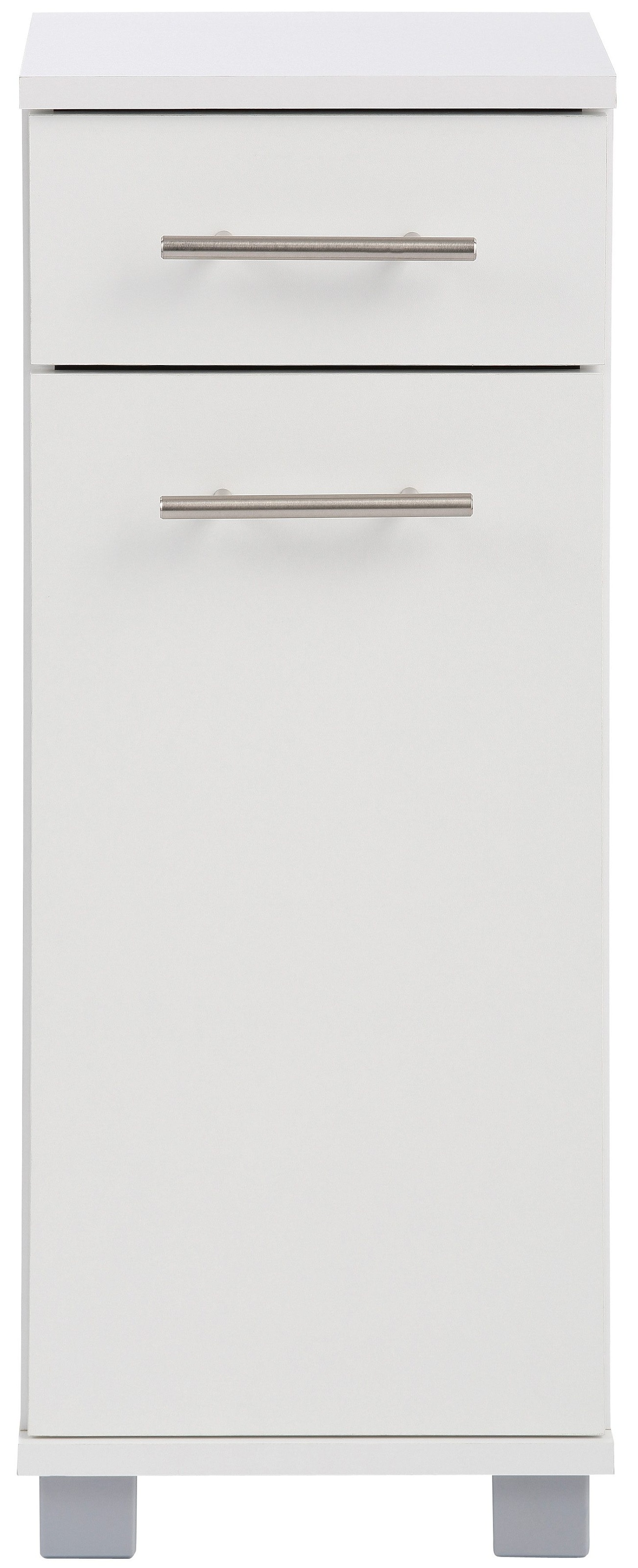 welltime Seitenschrank »Emmi, Breite 30 cm«, Wechselbarer Türanschlag, Metallbeschläge