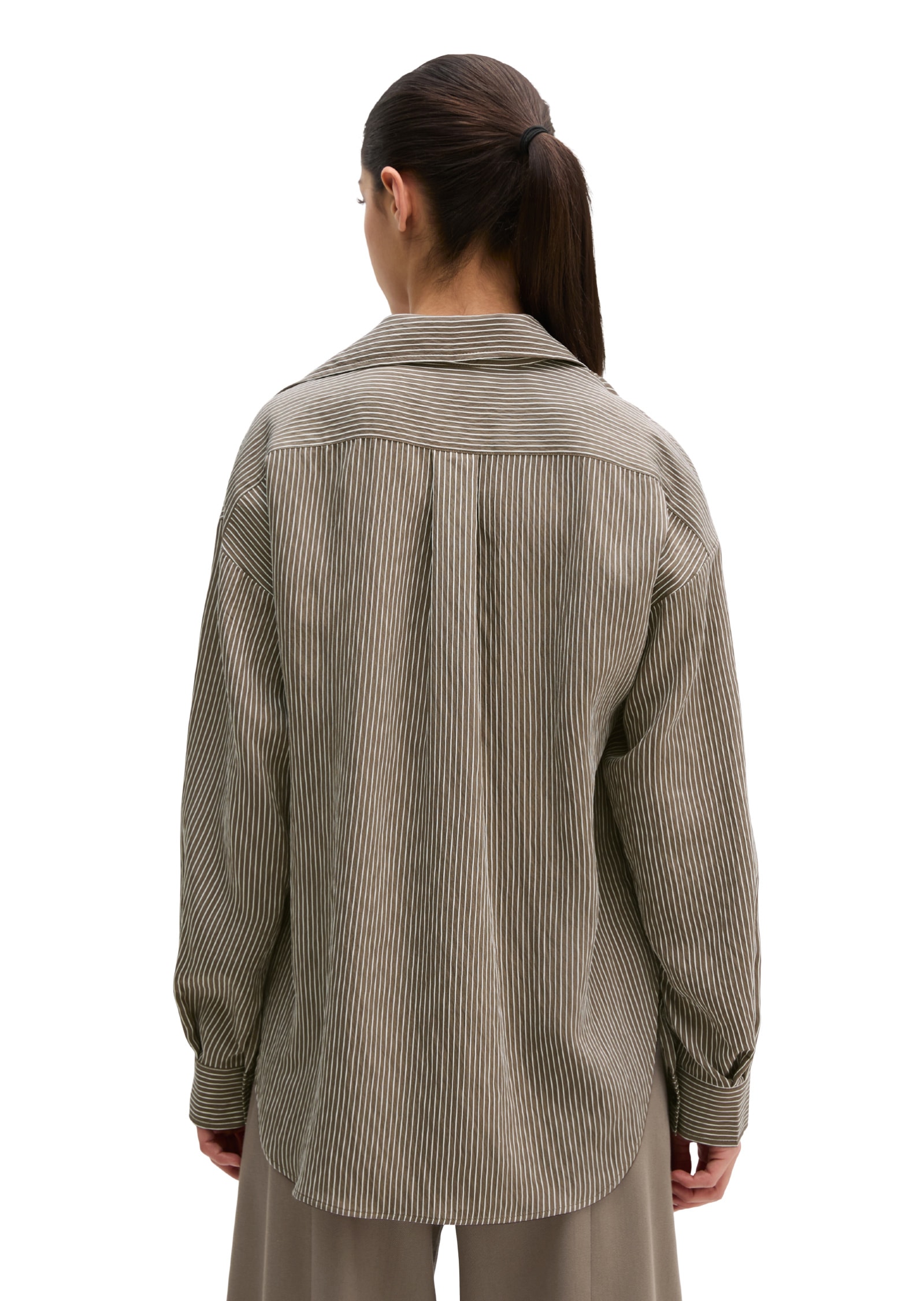 Marc O'Polo Langarmbluse »aus Crinkle-Viskose-Mix«