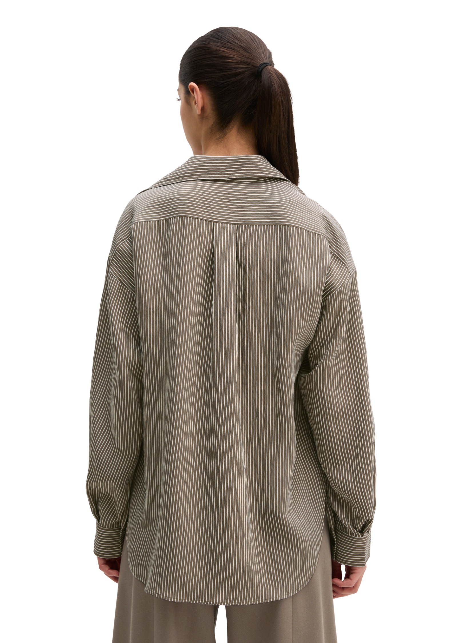 Thumbnail - Marc OPolo Langarmbluse "aus Crinkle-Viskose-Mix"