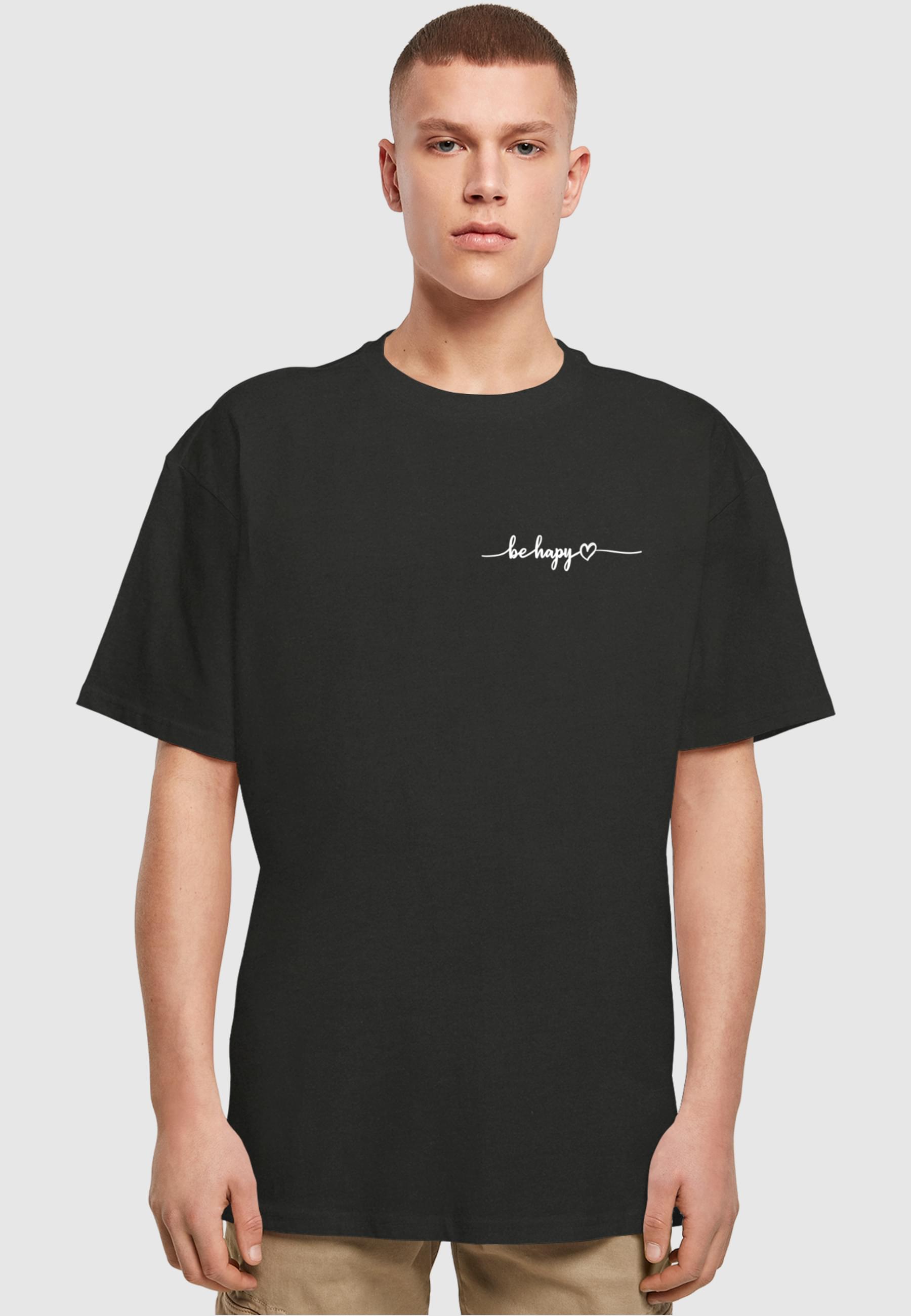 Thumbnail - Merchcode T-Shirt "Merchcode Herren Be Happy Heavy Oversize Tee", (1 tlg.)