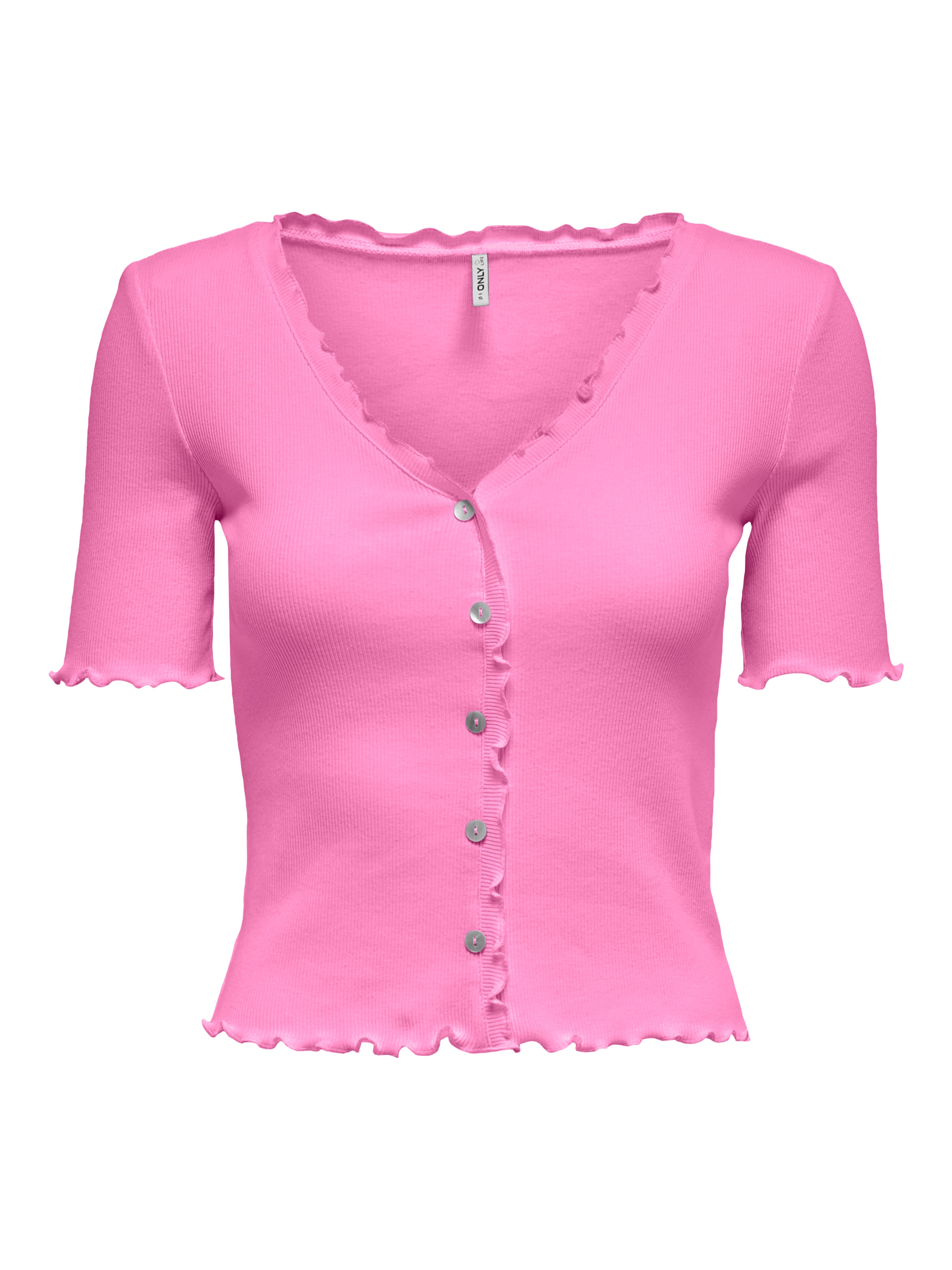 ONLY Kurzarmshirt »ONLLAILA S/S BUTTON TOP JRS«