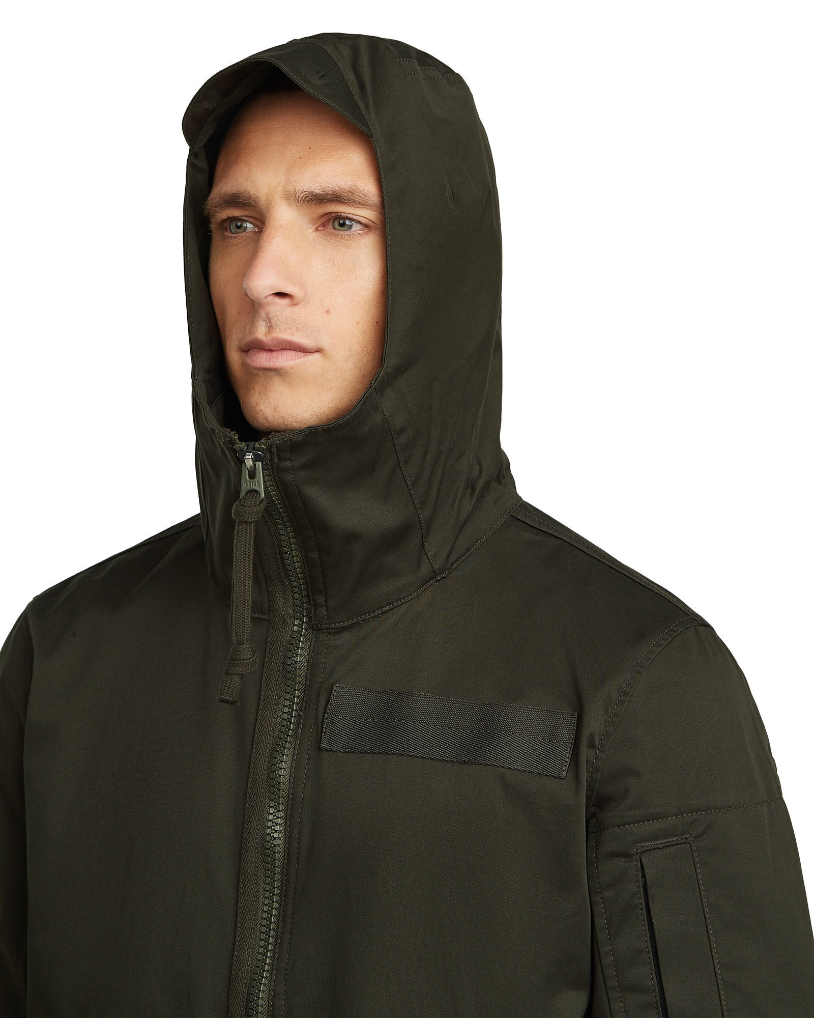 G-STAR Langarmshirt »Batt Hooded Overshirt«