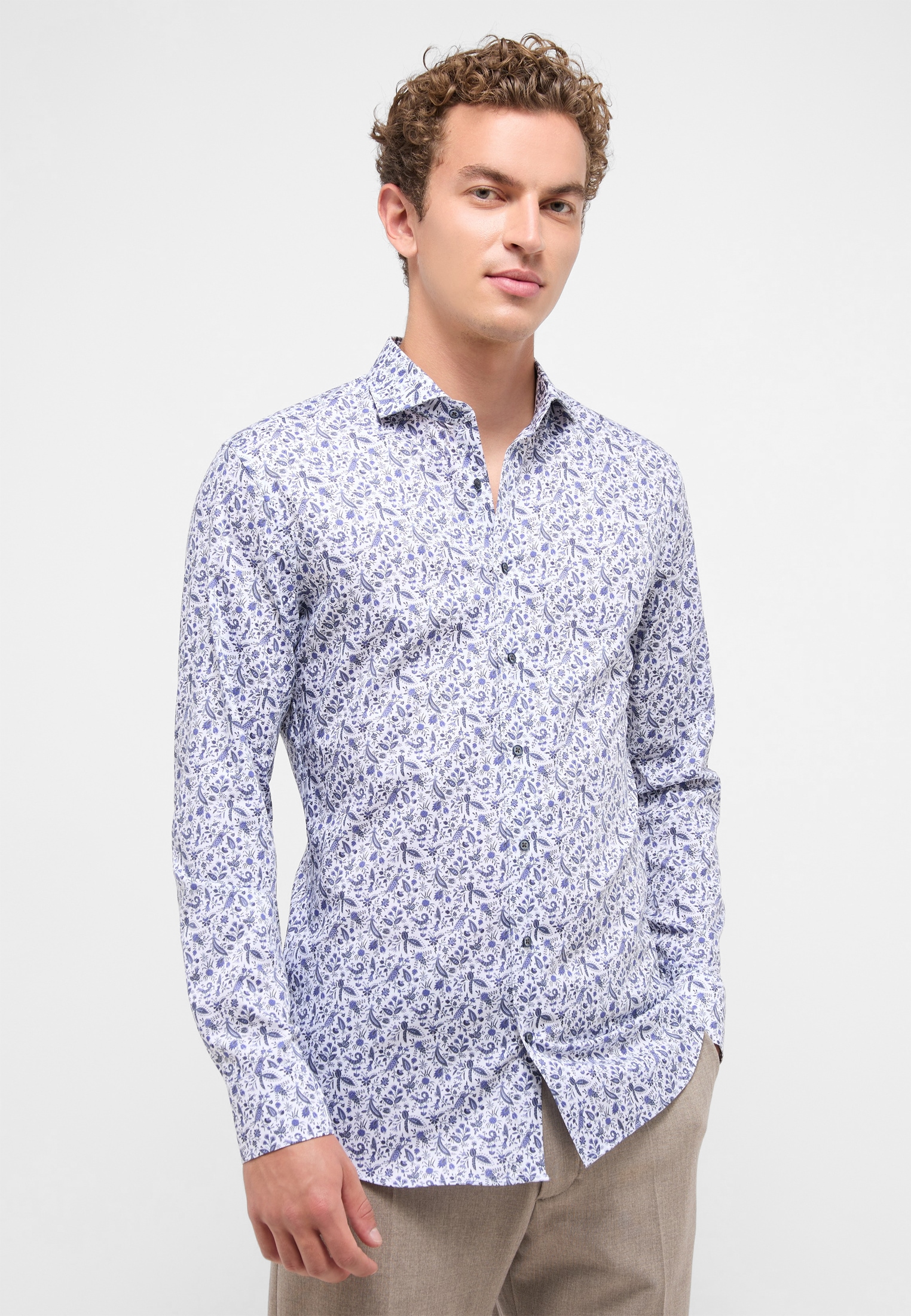 Eterna Langarmhemd "SLIM FIT", NON IRON (bügelfrei) günstig online kaufen