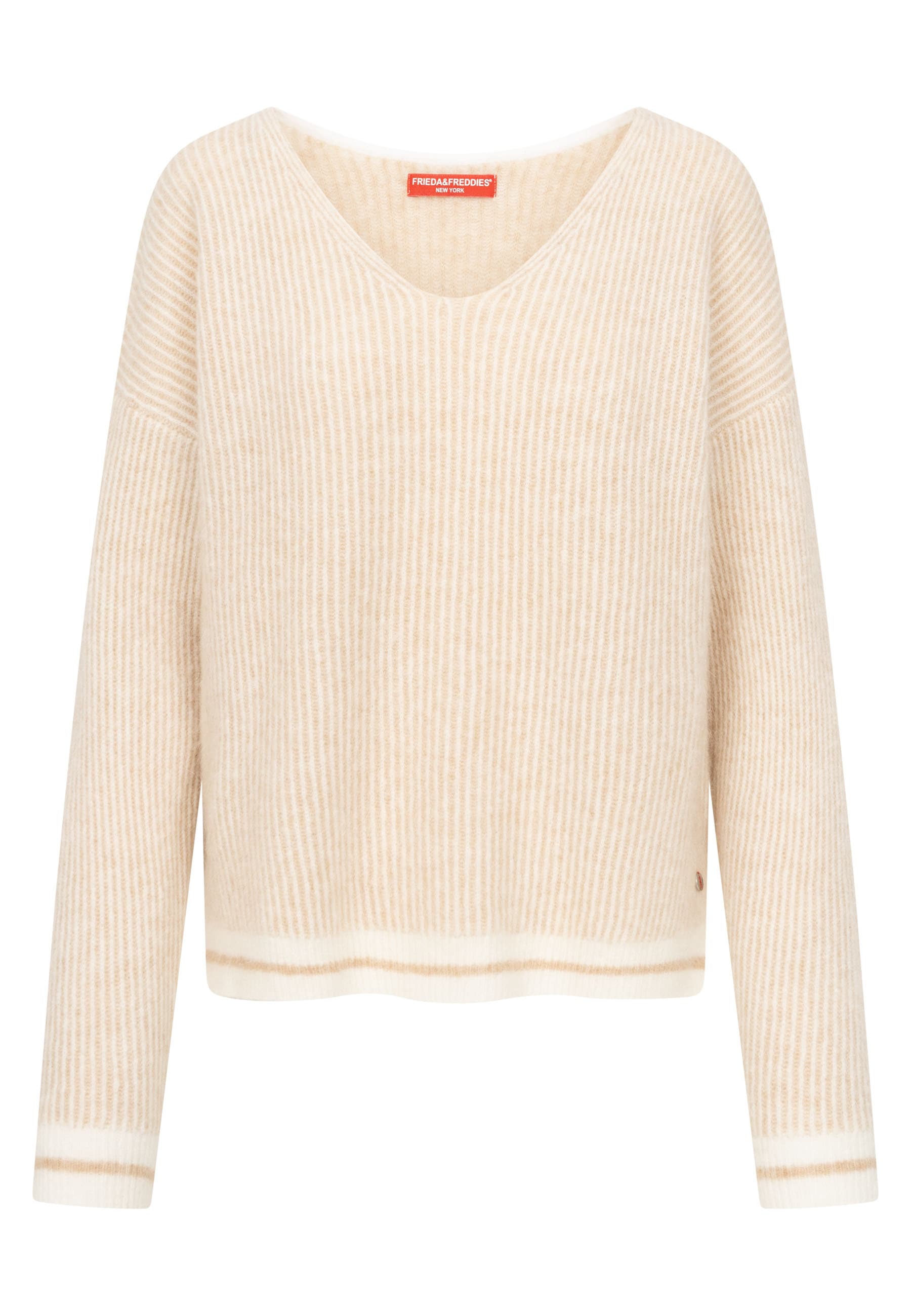 Frieda & Freddies Strickpullover »Frieda & Freddies Strickpullover mit V-Ausschnitt«