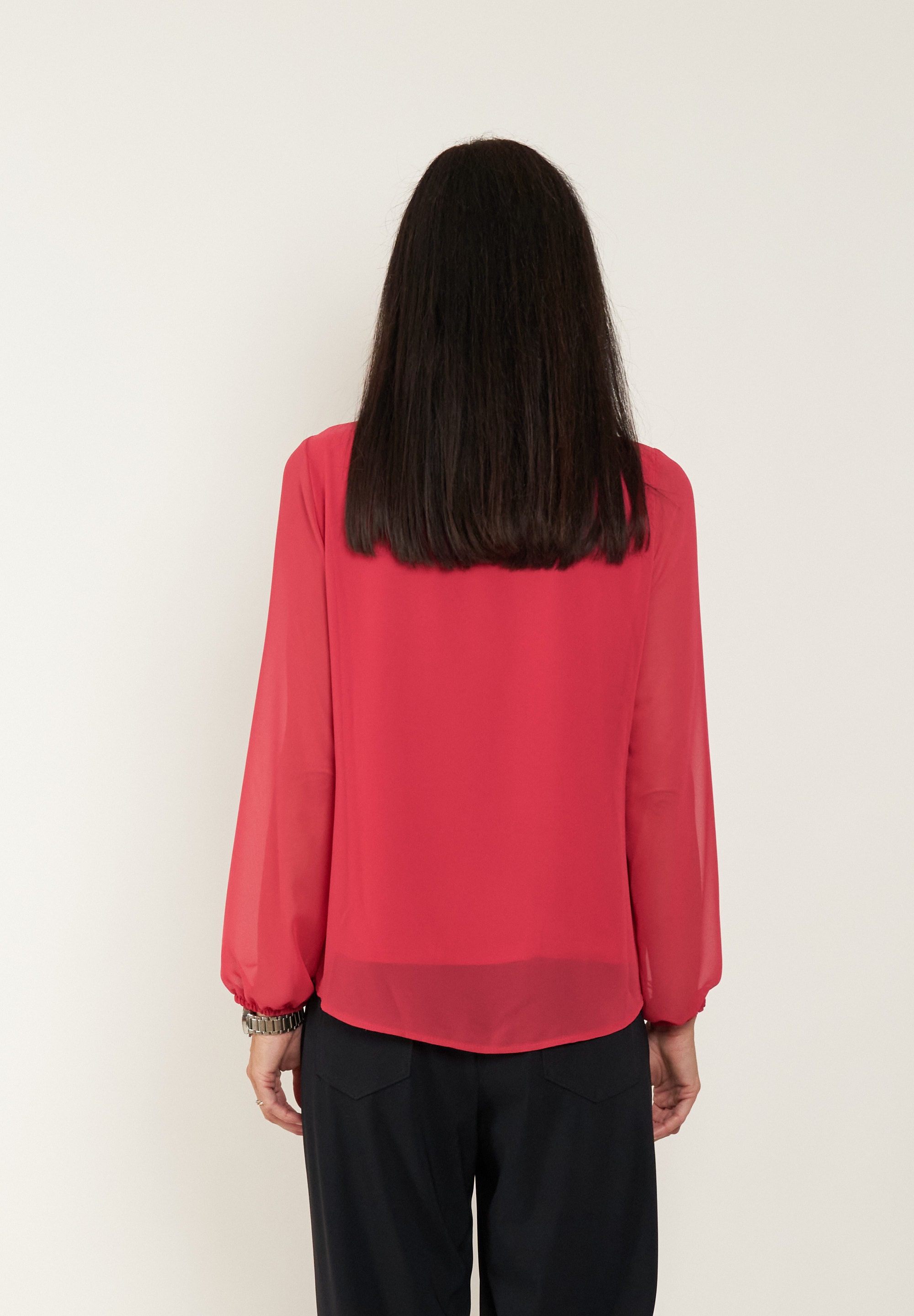 Seidel Moden Langarmbluse mit blickdichtem Jerseyfutter - MADE IN GERMANY günstig online kaufen