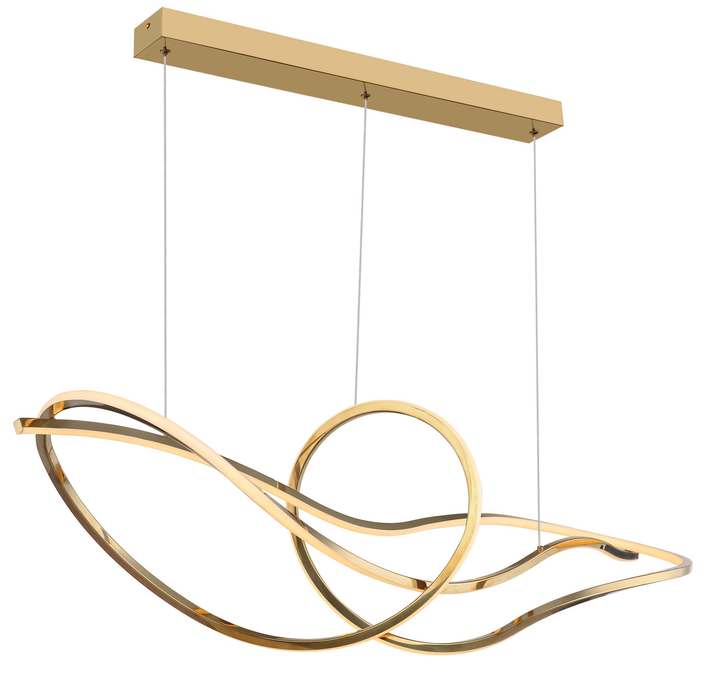 GLOBO LIGHTING Hängeleuchte »IDUNA« LED-Modul 1 Stk. warmweiß - kaltweiß Hängelampe Esszimmer-Leuchte Esstischleuchte Wohnzimmer