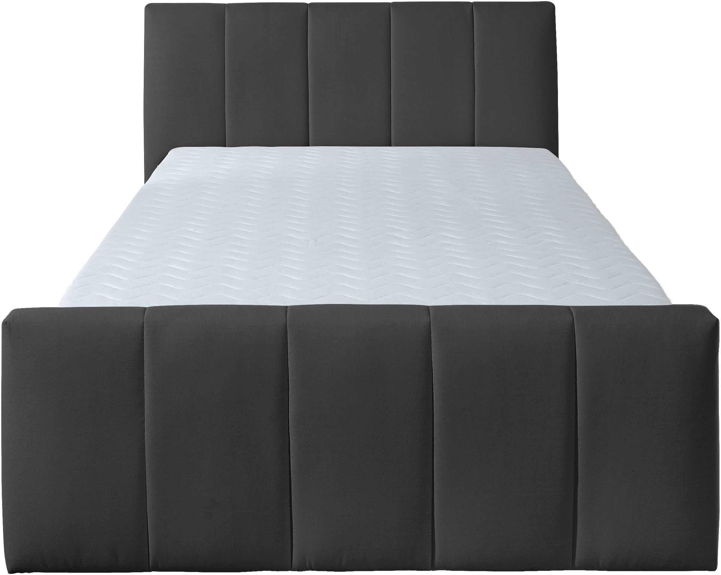 Home affaire Boxbett »Hanelore inkl. Bettkasten und Topper« Boxbett mit Bettkasten und Fußteil, inkl. Topper