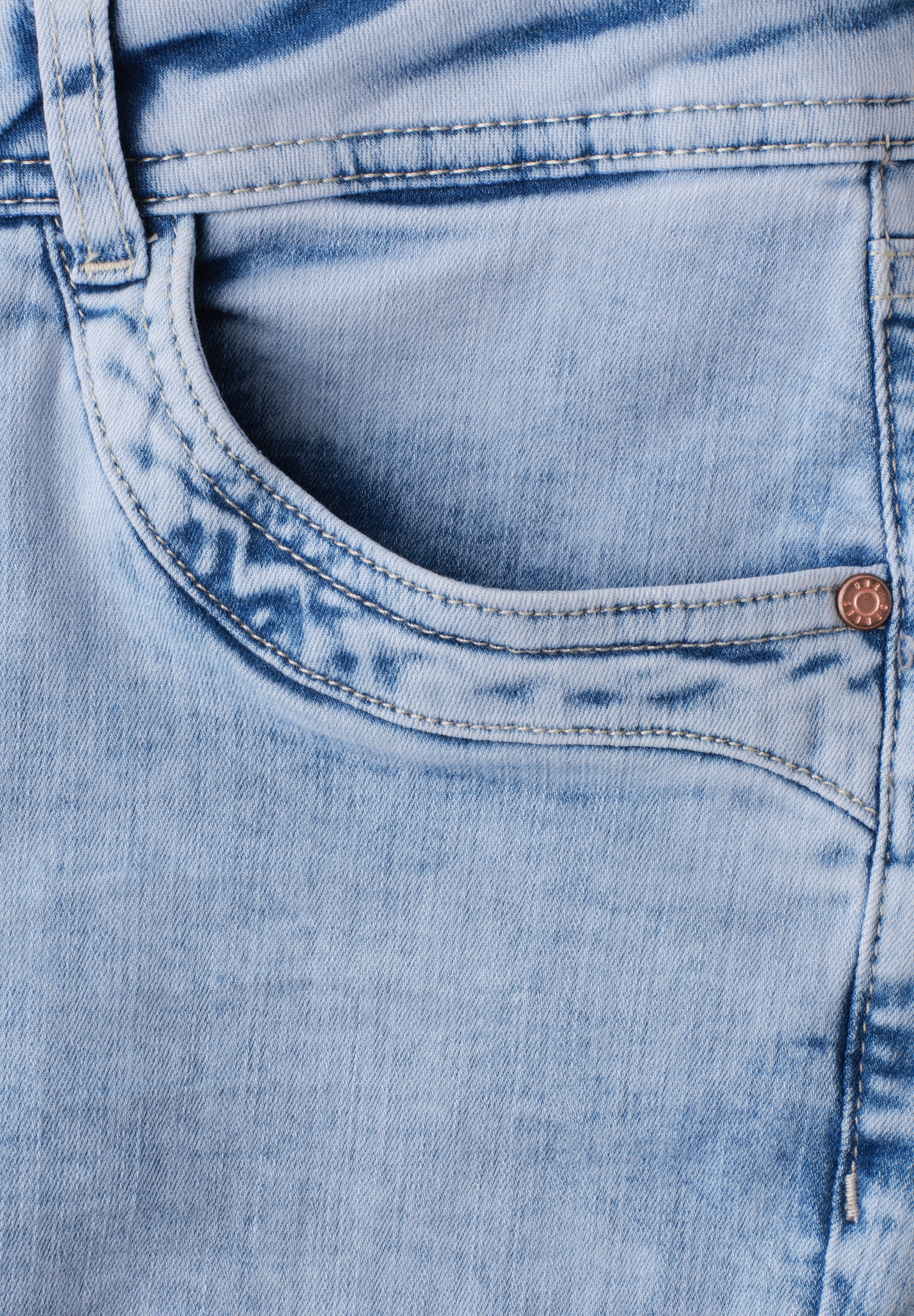 STREET ONE Slim-fit-Jeans Middle Waist