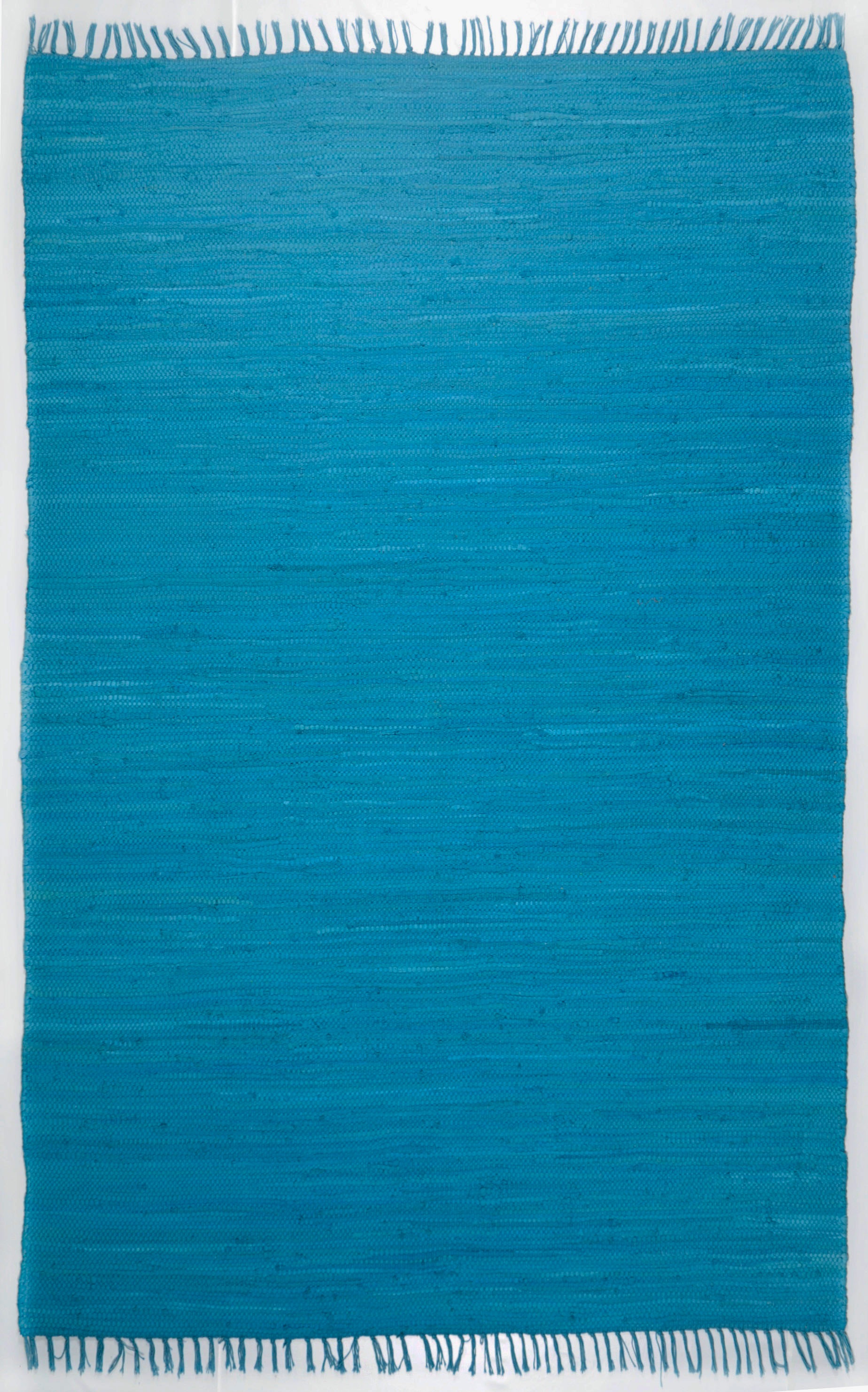 THEKO Teppich "Happy Cotton Fleckerl, handgewebt" rechteckig 5 mm Höhe Flac günstig online kaufen