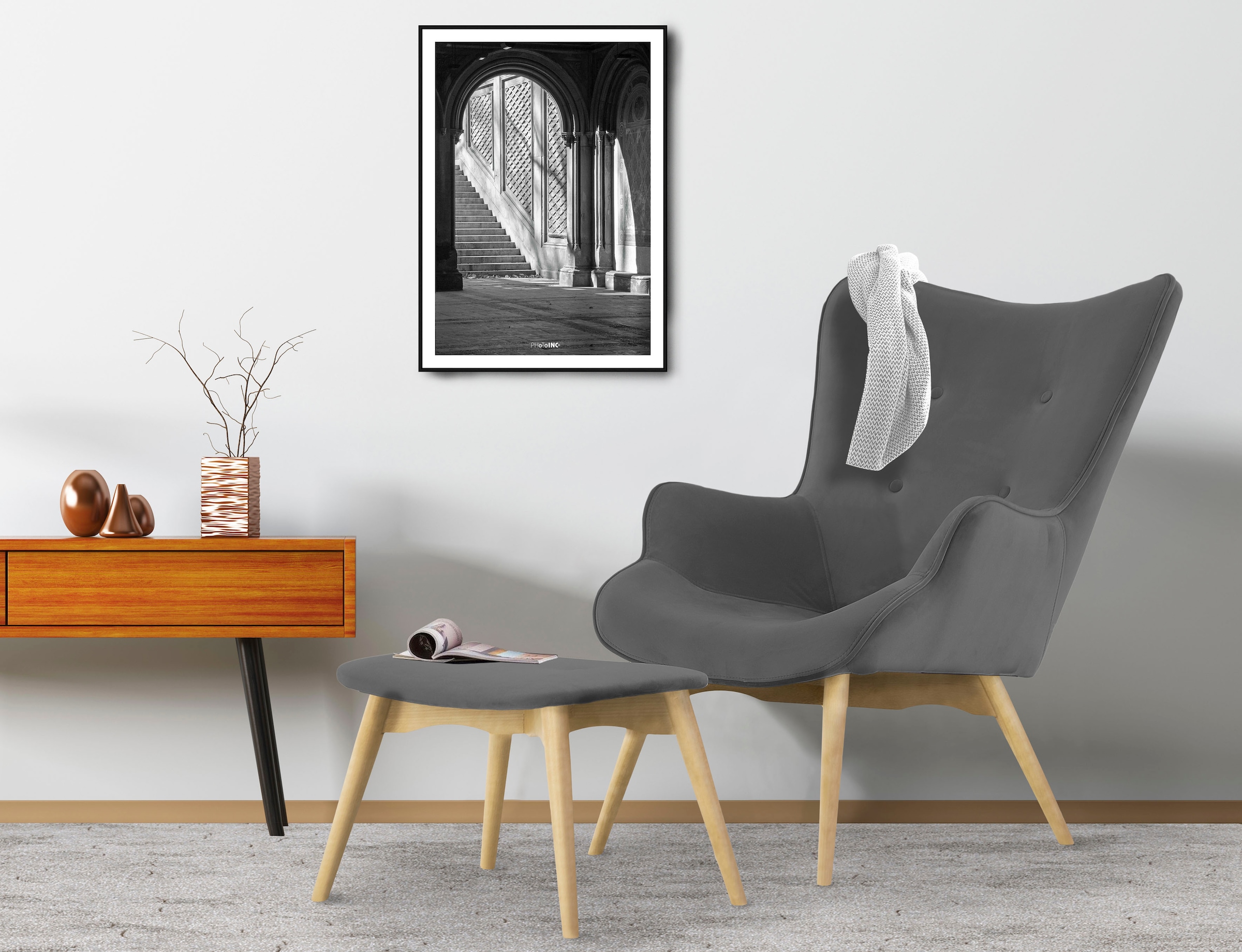 Home affaire Sessel "Egense" wahlweise mit oder ohne Hocker günstig online kaufen