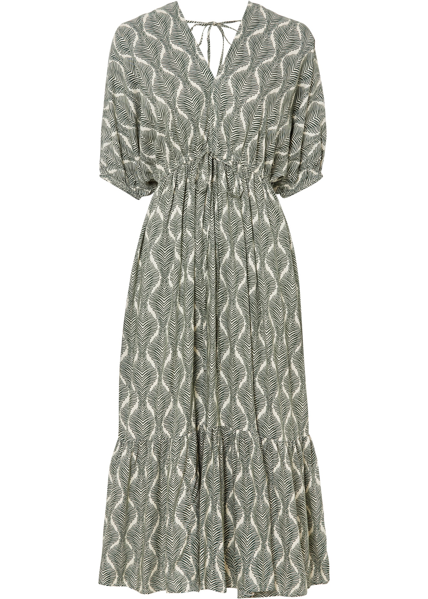 bonprix Midikleid »Midikleid aus fließender Viskose« Midikleid aus fließender Viskose