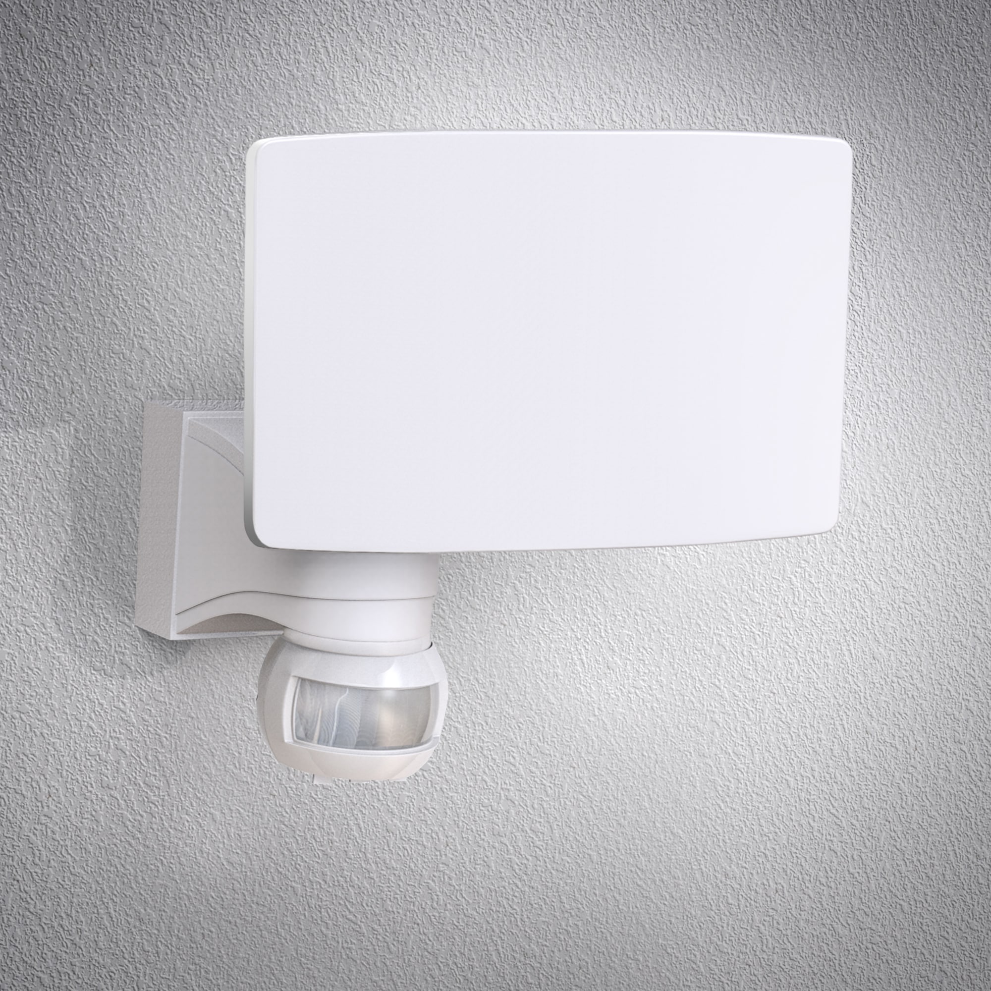 B.K.Licht LED Lumen, Außenstrahler, 1 20W Außen-Wandleuchte, BAUR weiß 2300 Wandlampe, IP44, flammig-flammig, | Bewegungsmelder
