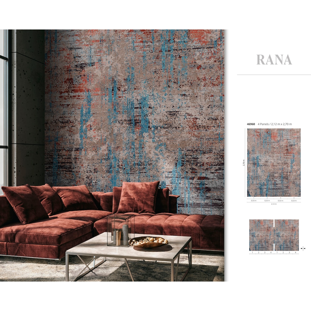 Marburg Fototapete »Rana«, matt, moderne Vliestapete für Wohnzimmer Schlafzimmer Küche