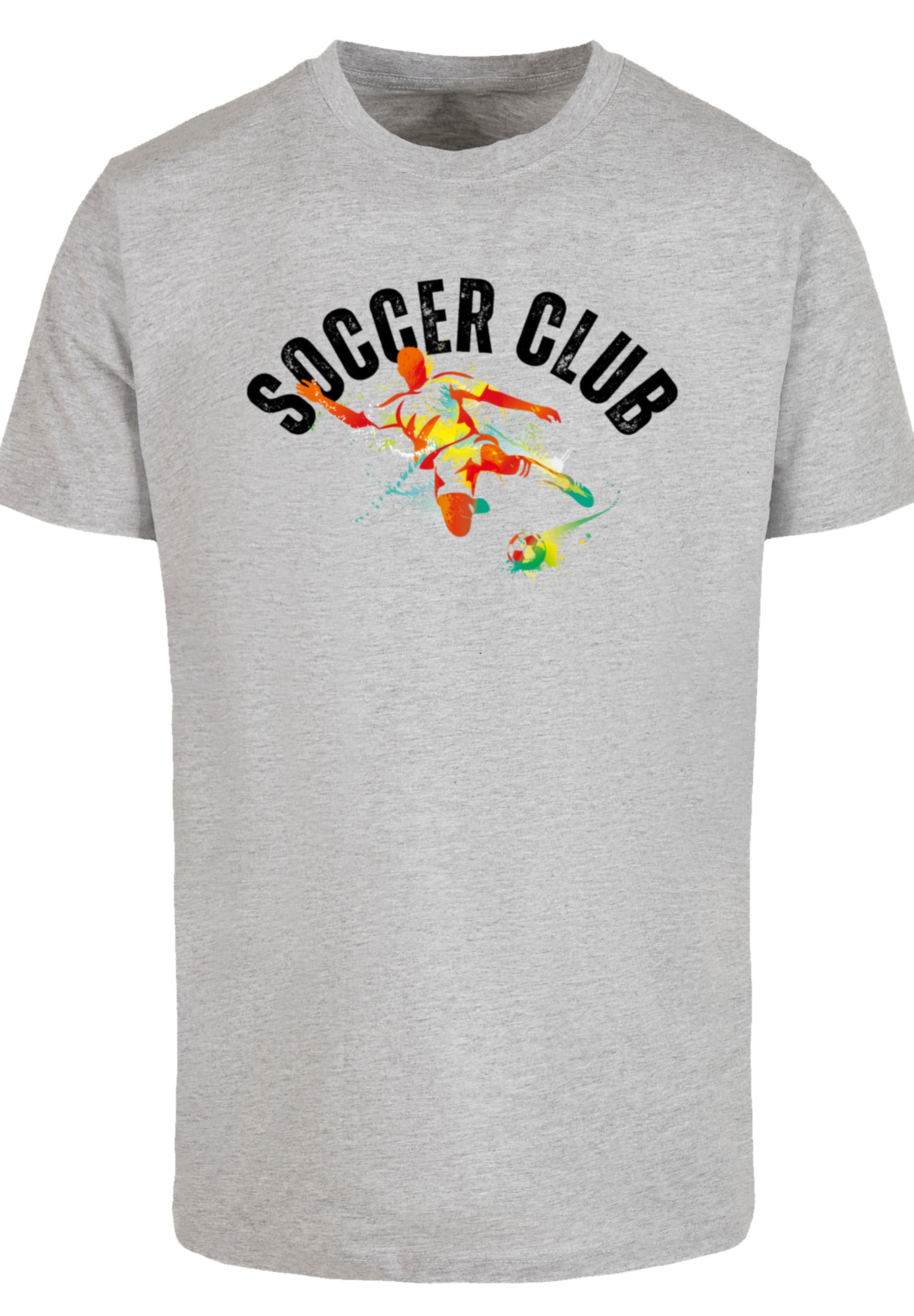 F4NT4STIC T-Shirt »Soccer Club Sport Fan Artwork«, Premium Qualität