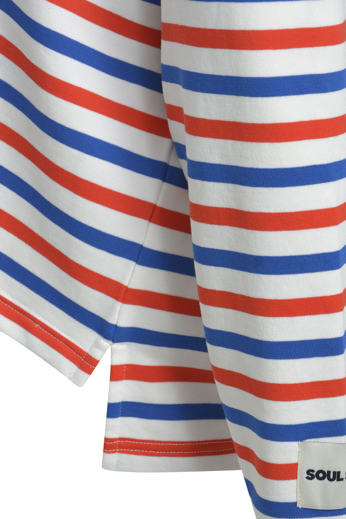 Thumbnail - Smith & Soul Sweatshirt, mit Aufdruck, gestreift