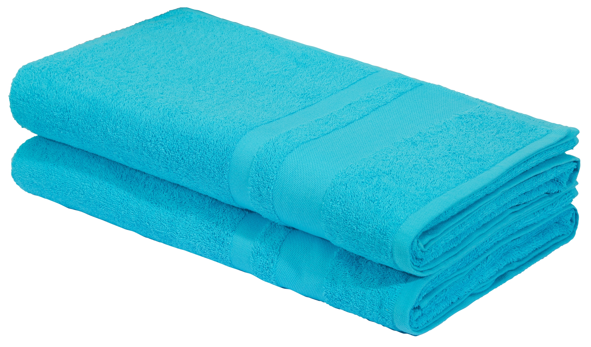 OTTO home Saunatuch "Vanessa, 2 Saunatücher, 80x200cm, in Standard- und Premium-Qualität" Handtücher mit Bordüre, 100% Baumwolle, einfarbig, weich
