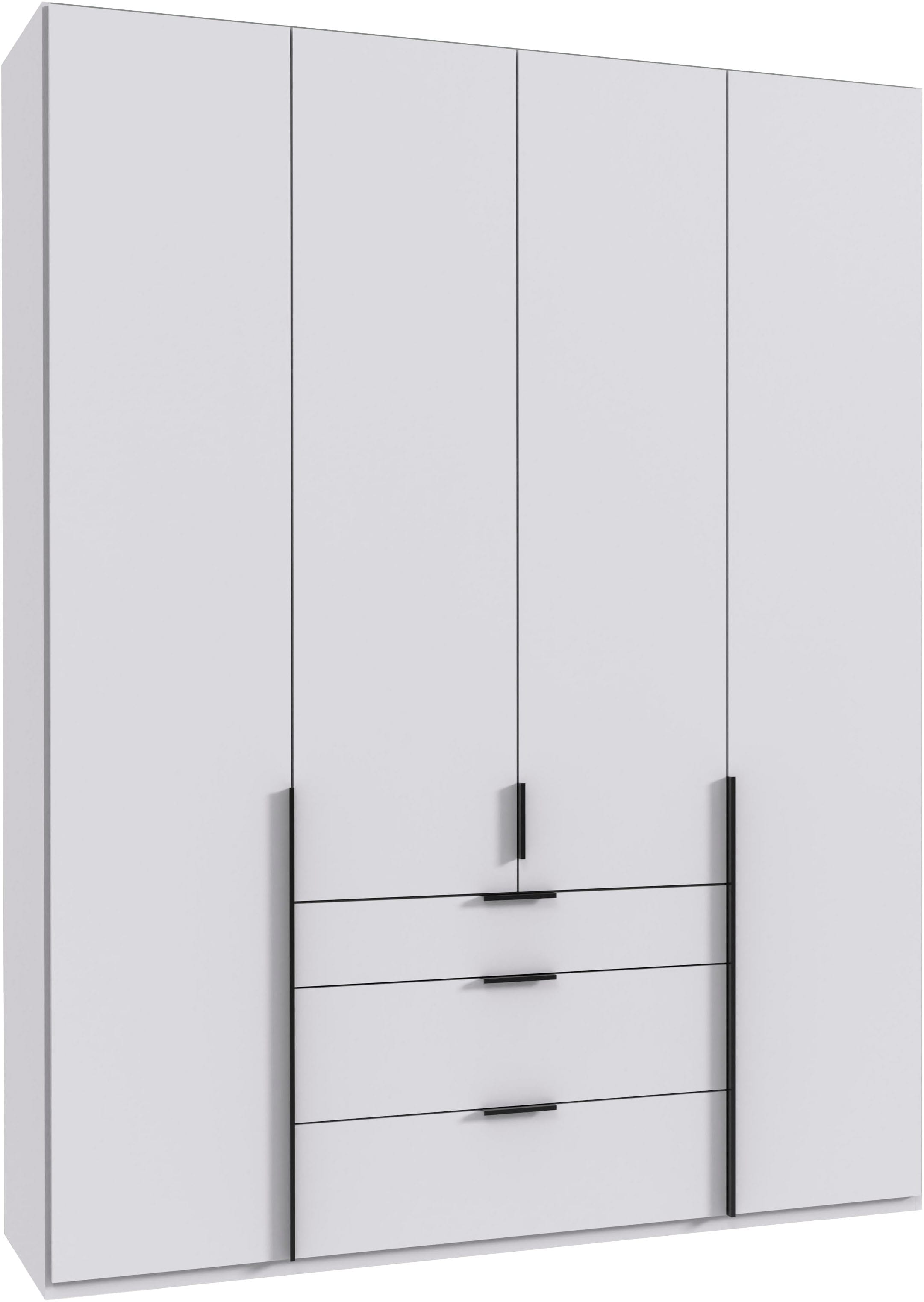 Wimex Drehtürenschrank "Mugano" mit langen oder kurzen Griffen aus Metall, günstig online kaufen