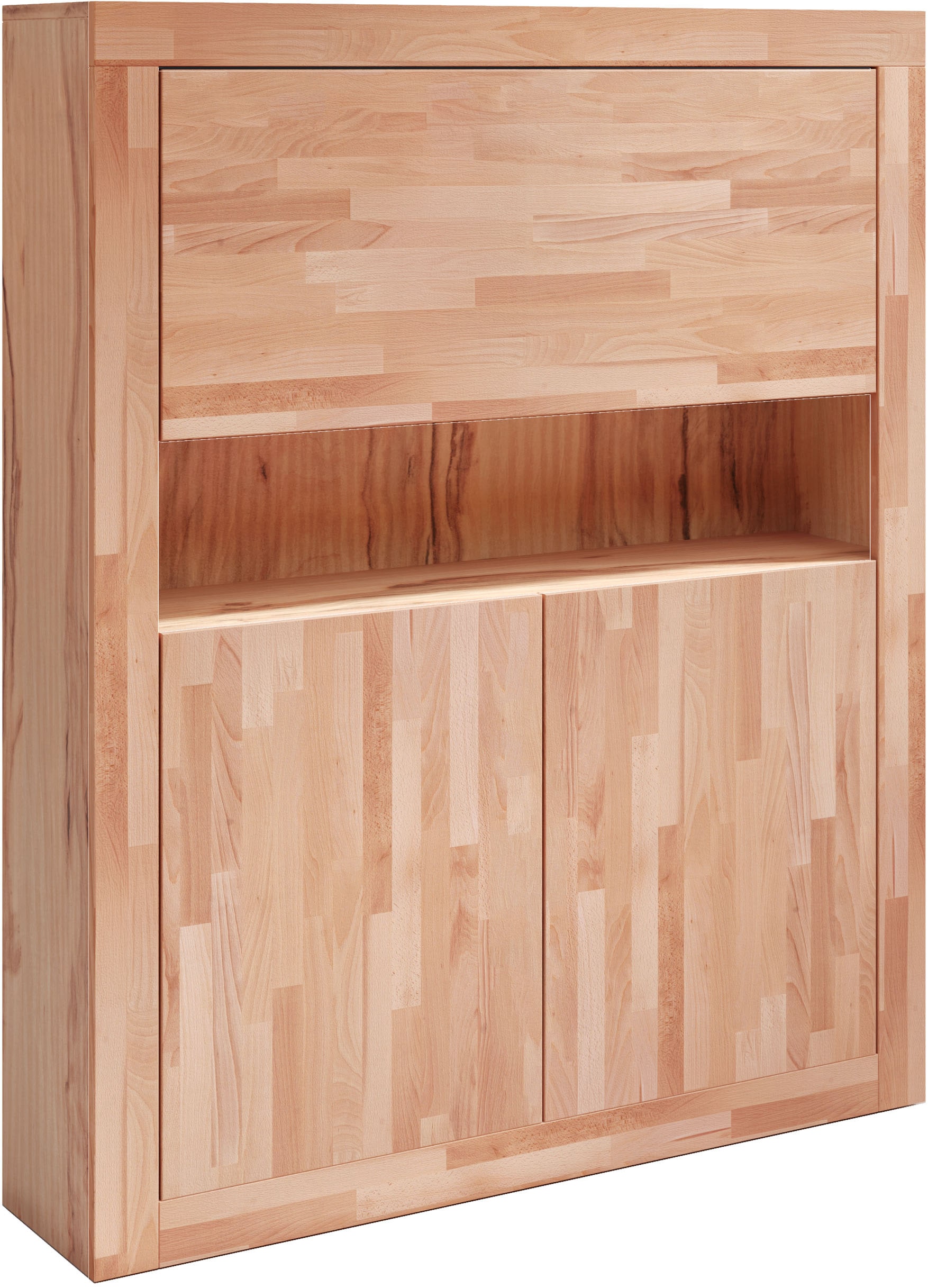 OTTO home Sekretär "Logo" mit viel Stauraum, teilmassiv günstig online kaufen