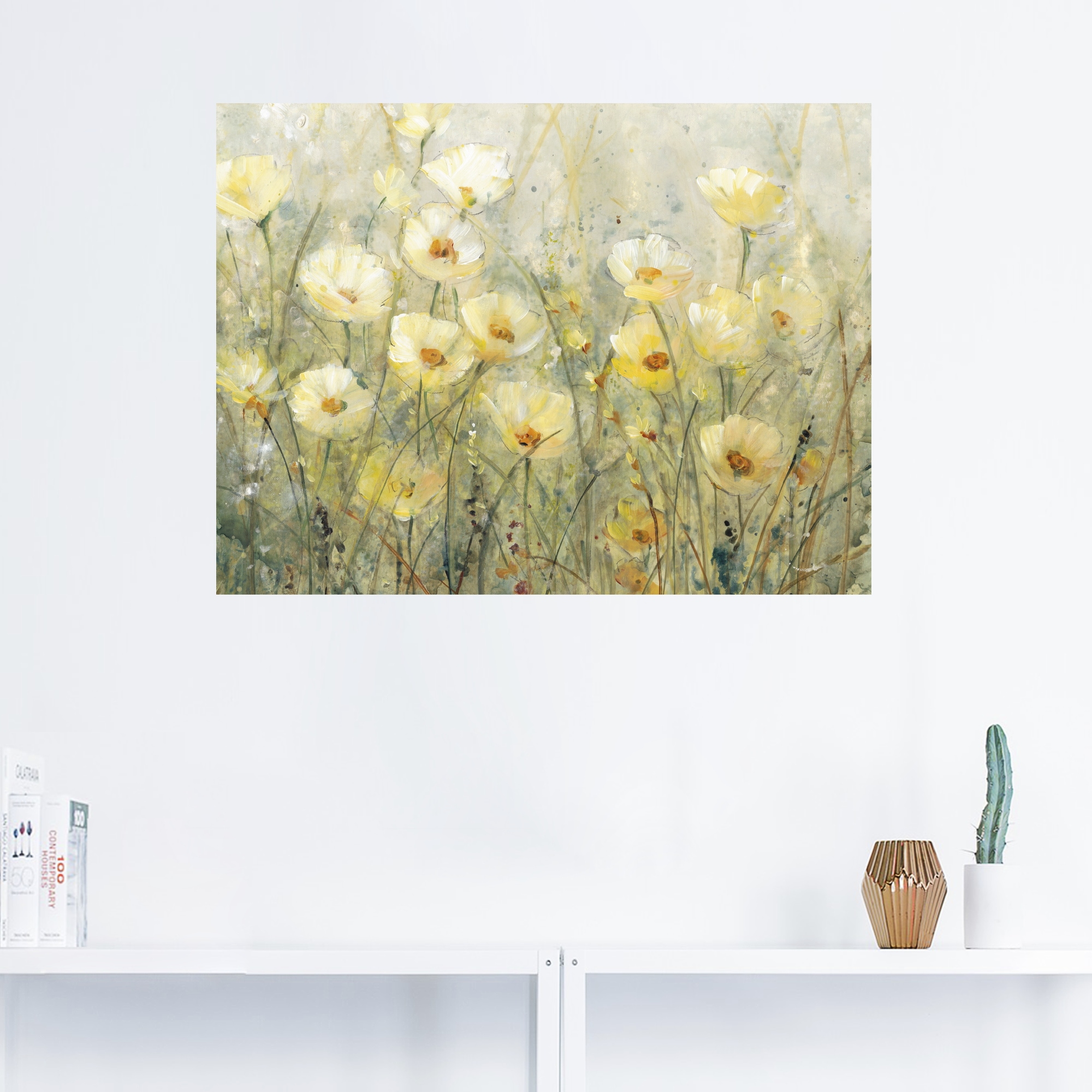 Artland Wandbild "Sommer in voller Blüte I", Blumenwiese, (1 St.), als Alub günstig online kaufen