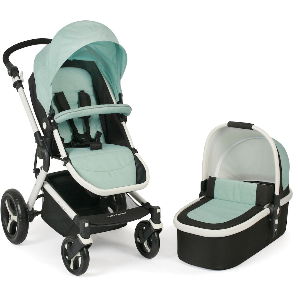 CHIC4BABY Kombi-Kinderwagen »Passo, mint«, 15 kg