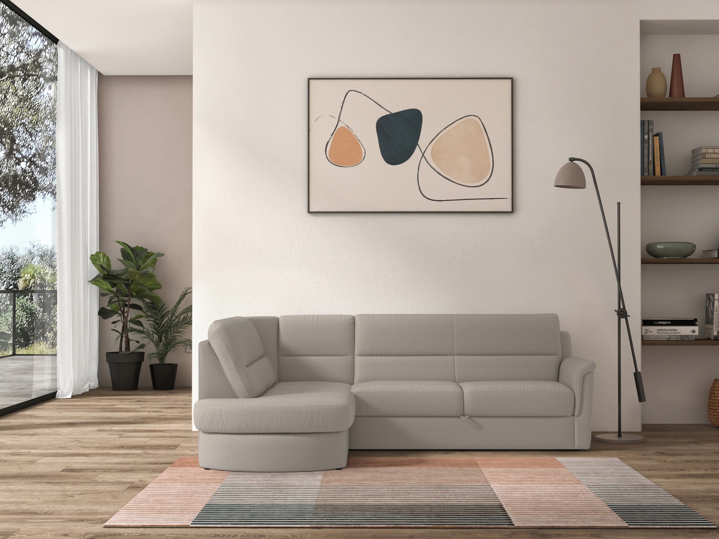 sit&more Ecksofa "Panini L-Form", wahlweise mit Vorziehsitz und Bettkasten günstig online kaufen