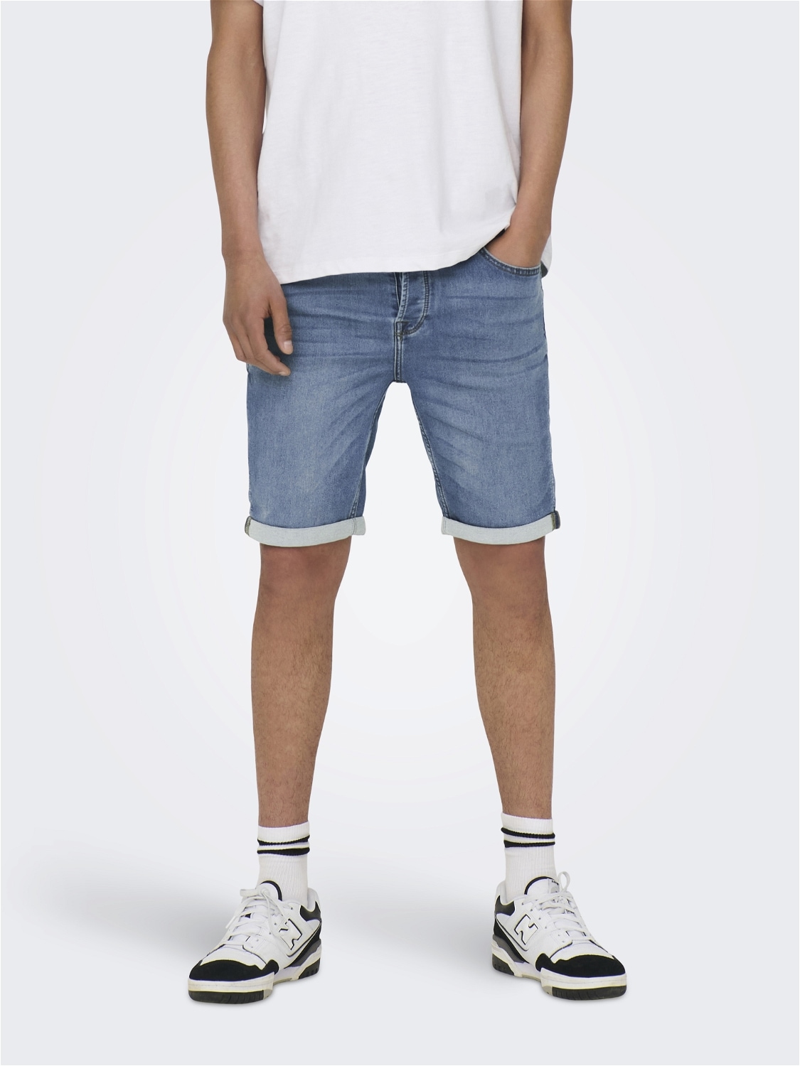 ONLY & SONS Jeansshorts "ONSPLY LIGHT BLUE 5189 SHORTS DNM NOOS"