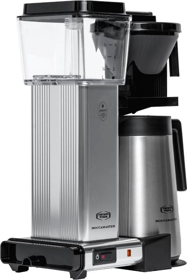Moccamaster Filterkaffeemaschine »mit Thermoskanne per | 1,25 741 Kaffeekanne, polished«, l Raten Papierfilter, BAUR KBGT 1x4