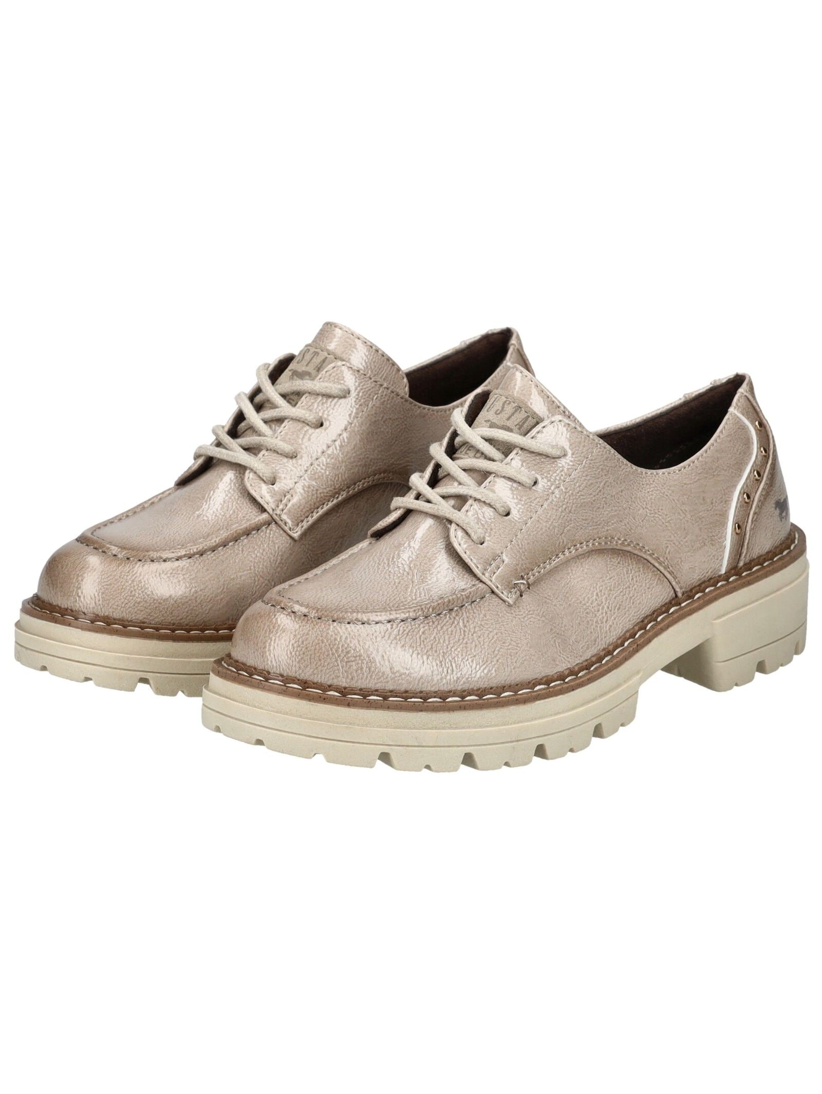 Mustang Shoes Schnürschuh »Mustang Shoes Halbschuhe Lederimitat«
