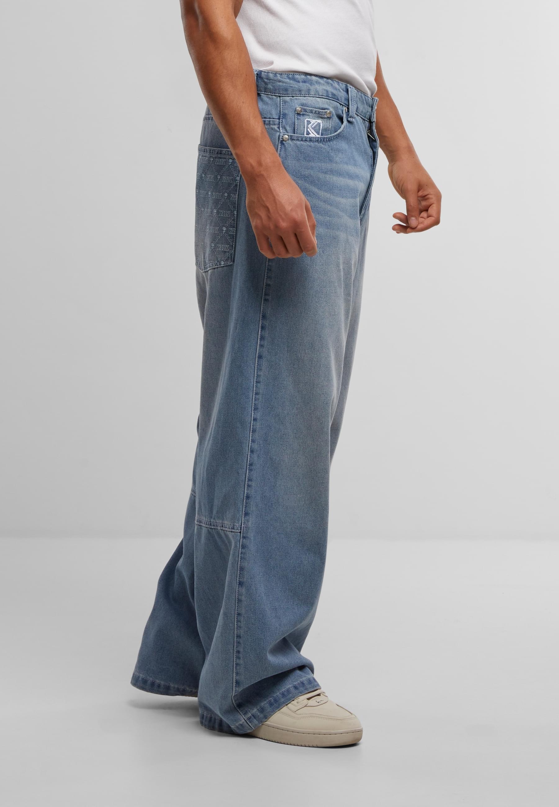 Karl Kani Bequeme Jeans »Karl Kani OG Aop Back Pocket Relaxed Baggy«