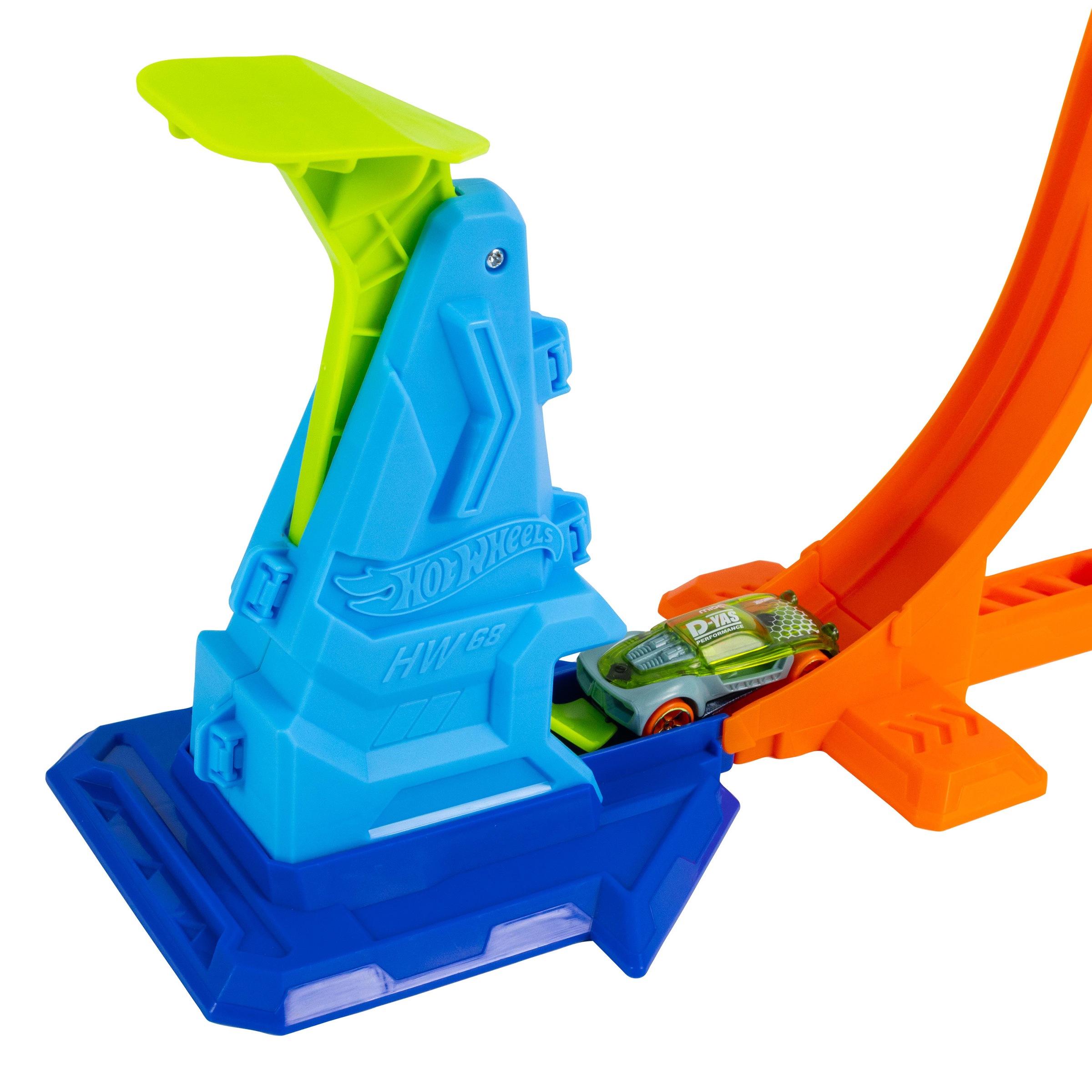 Hot Wheels Autorennbahn »Hot Wheels Stunt Tracks Power Launch Champion«