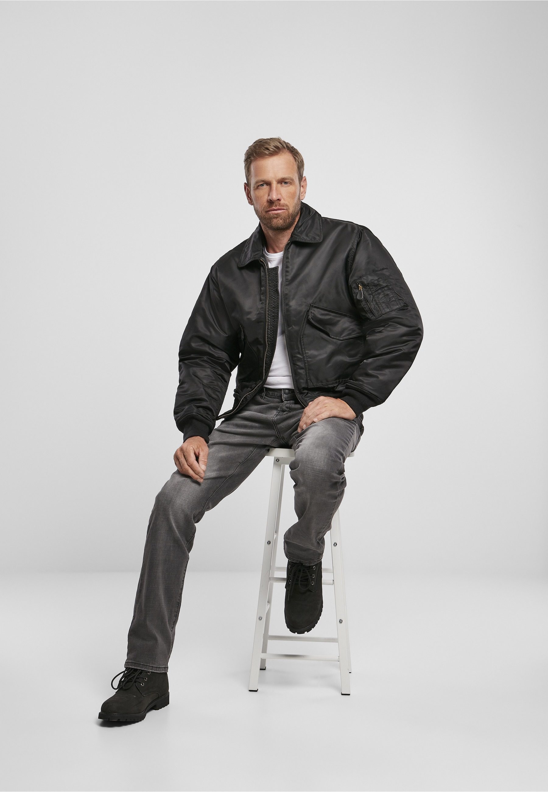 Brandit Allwetterjacke »Brandit Herren CWU Jacket« 1 Stk. tlg. ohne Kapuze