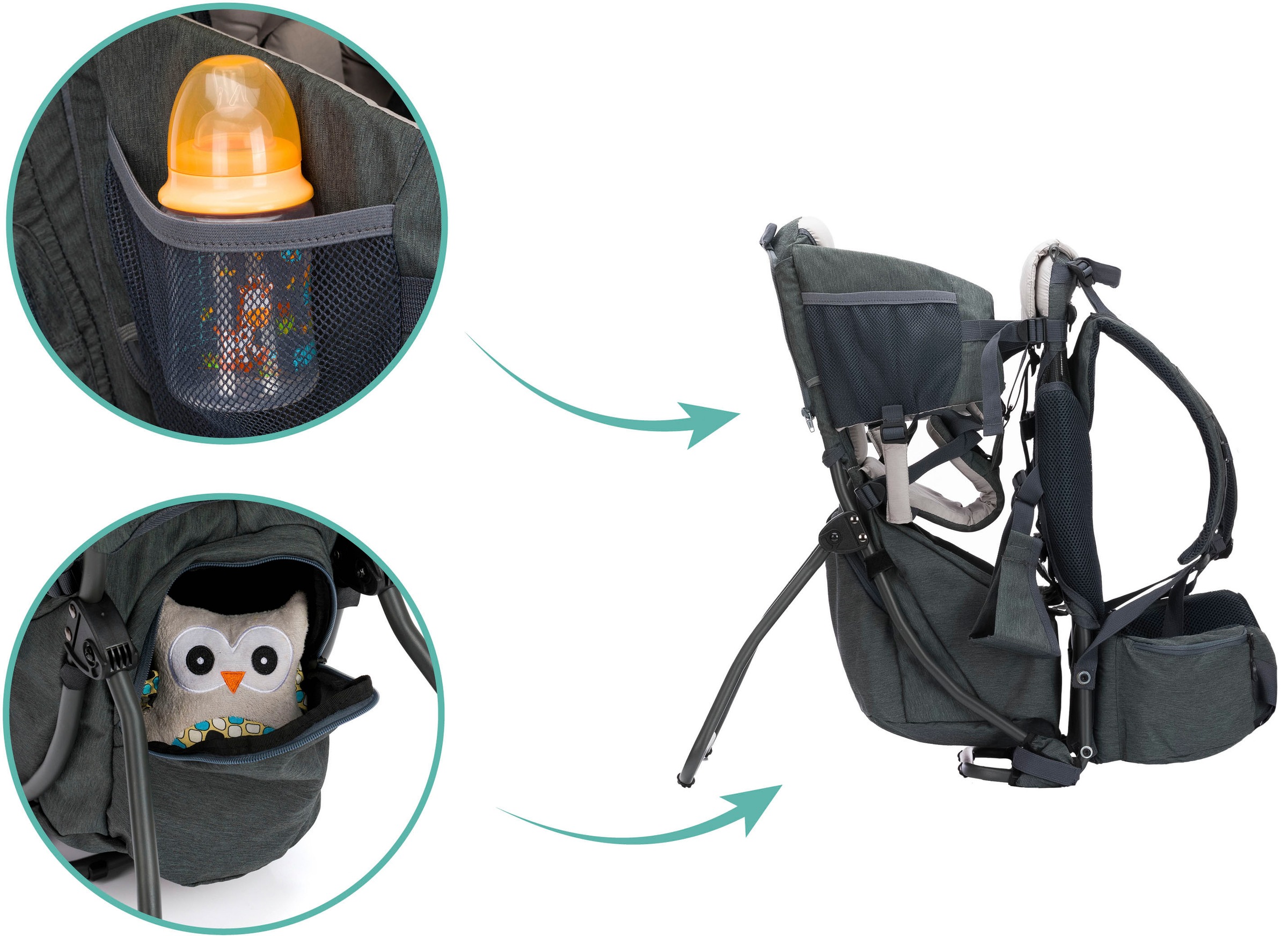 Fillikid Rückentrage "Adventure" bis 20 kg günstig online kaufen